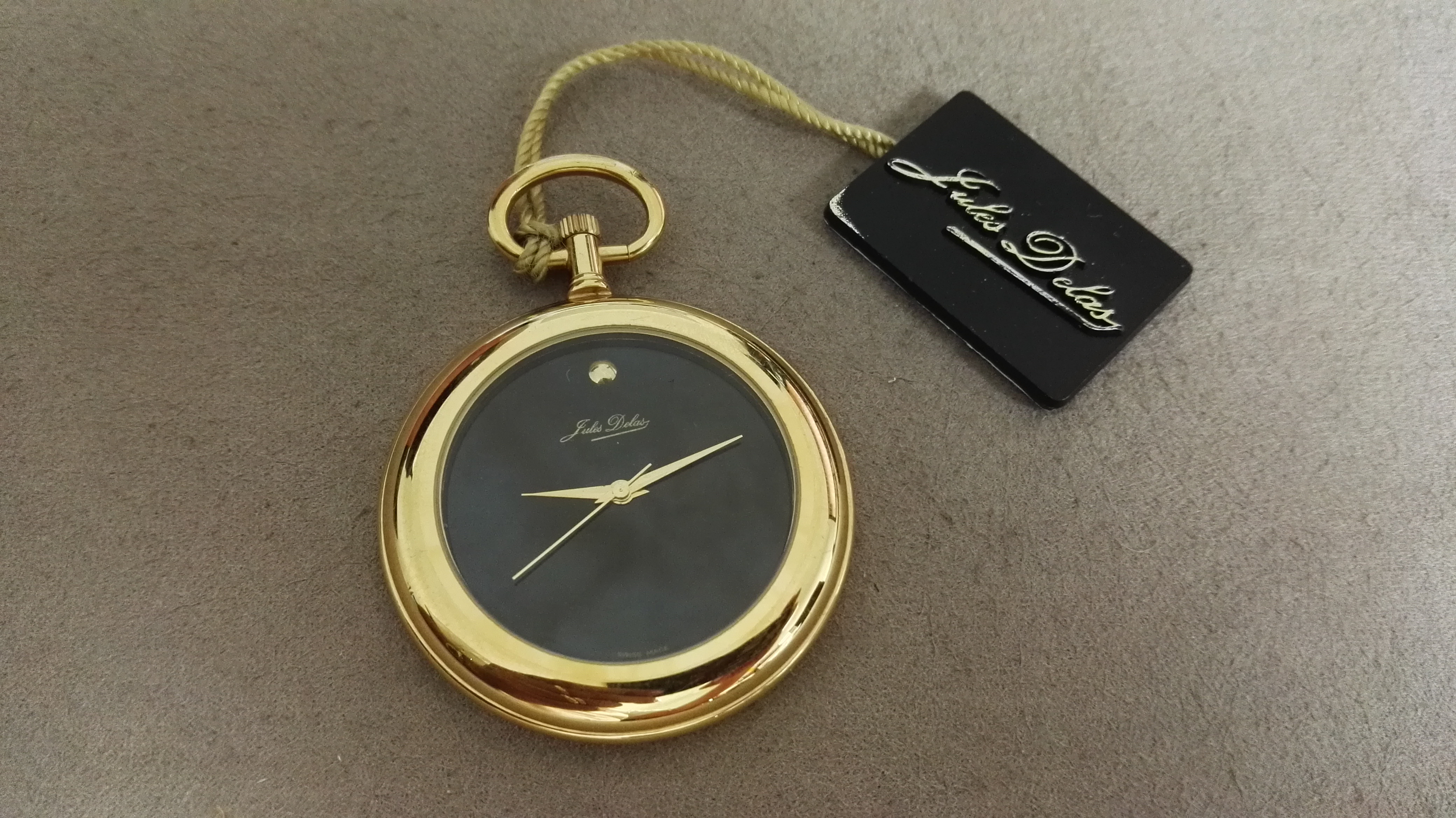 Anonimo Jules Delas Pocket Watches gold plated quartz mm 41.5 newoldstock | San Giorgio a Cremano