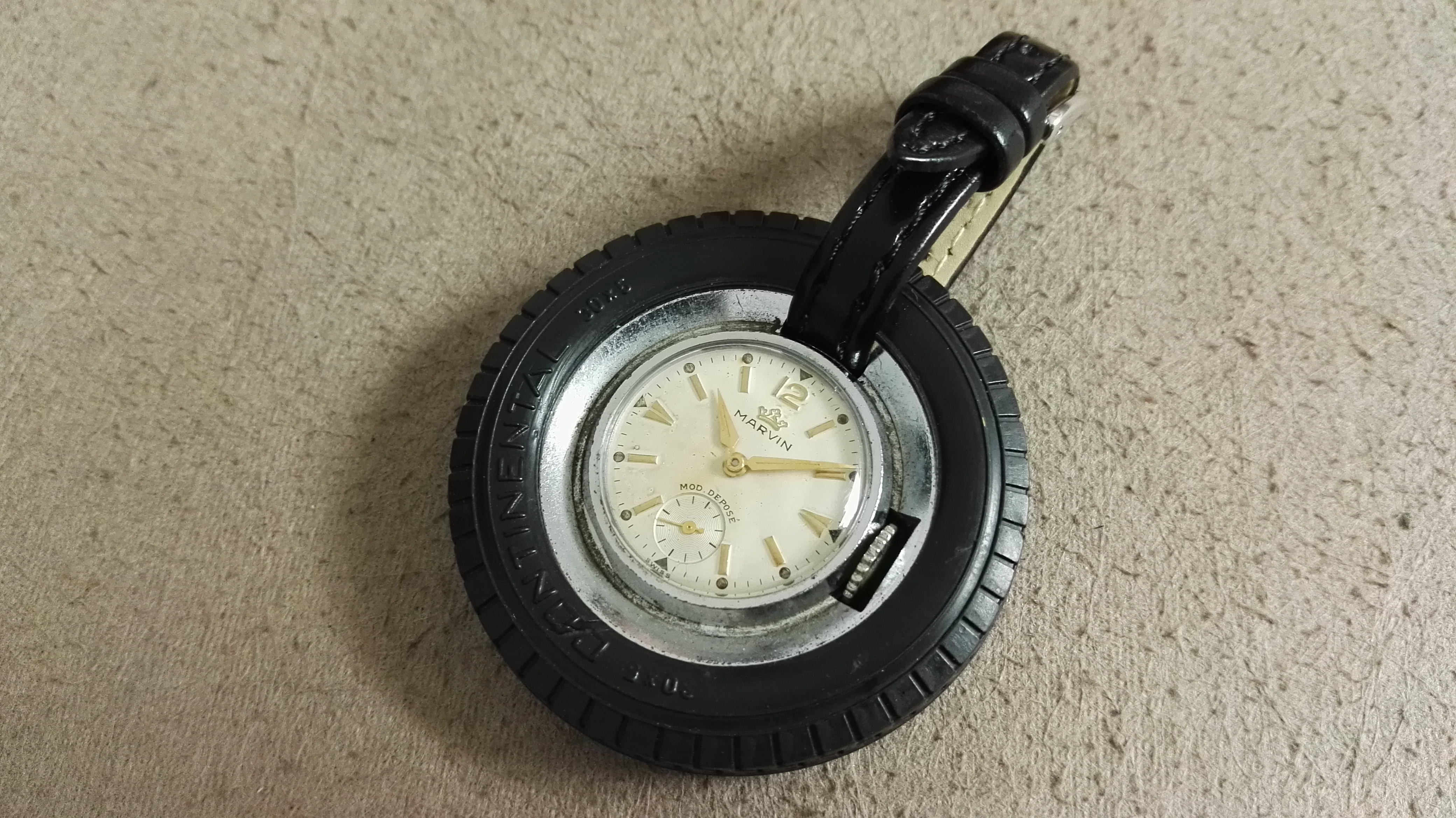 Marvin pocket watch keychain wheel watch manual winding Swiss Made | San Giorgio a Cremano