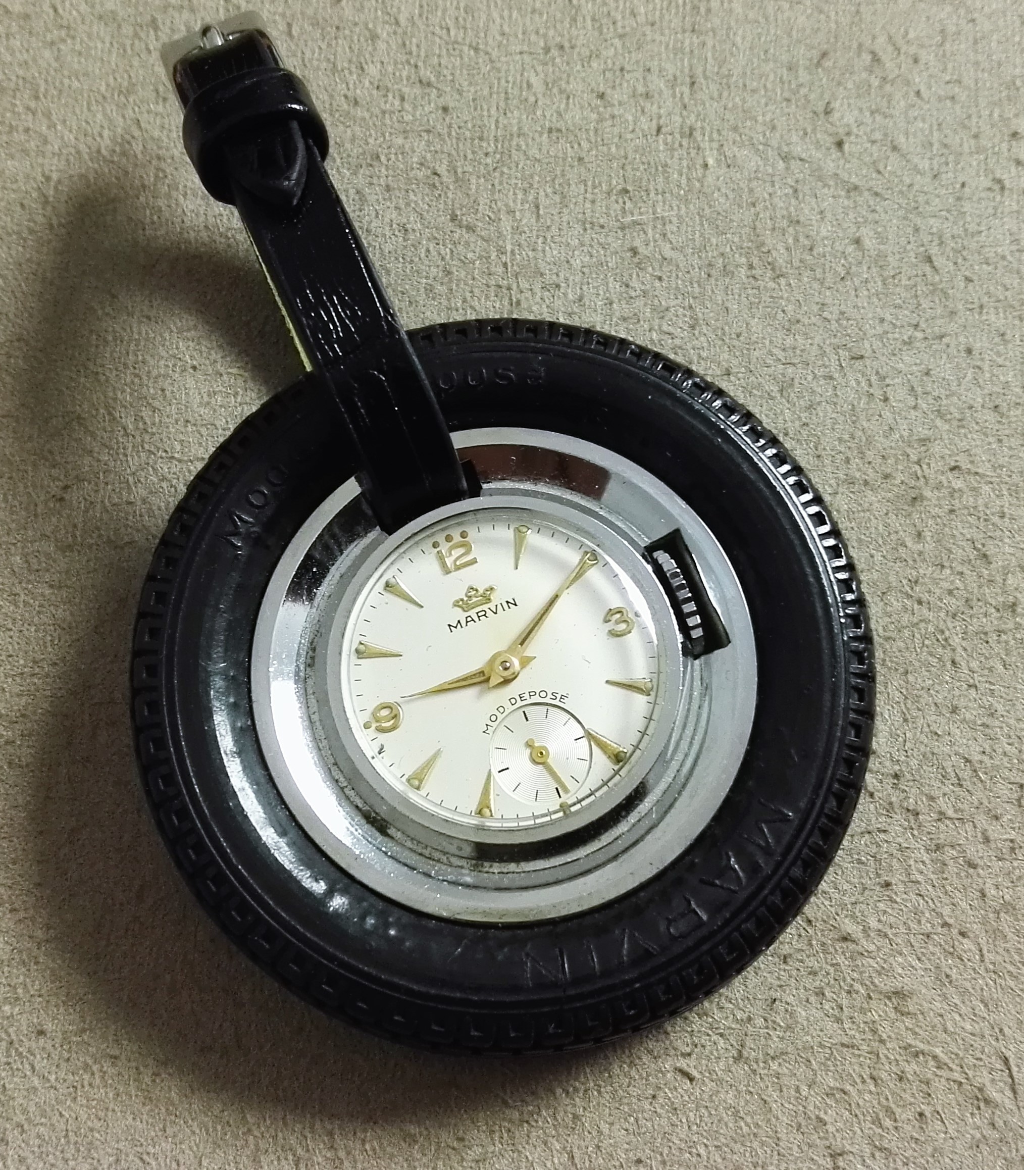 Marvin Pocket watch keychain wheel watch manual winding Swiss Made | San Giorgio a Cremano