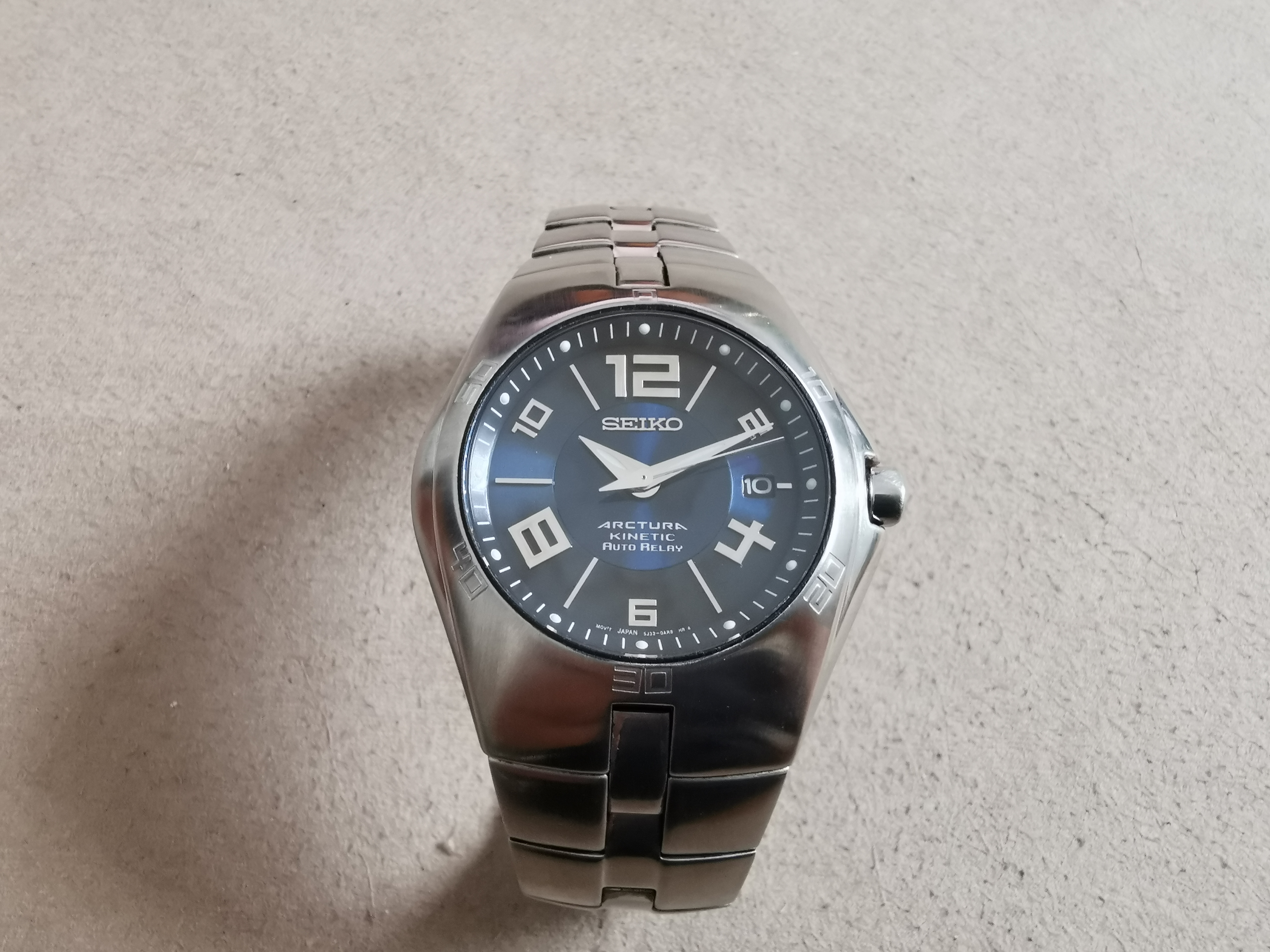 Seiko Arctura Arctura Auto Relay 5J320AP0 blu dial very good