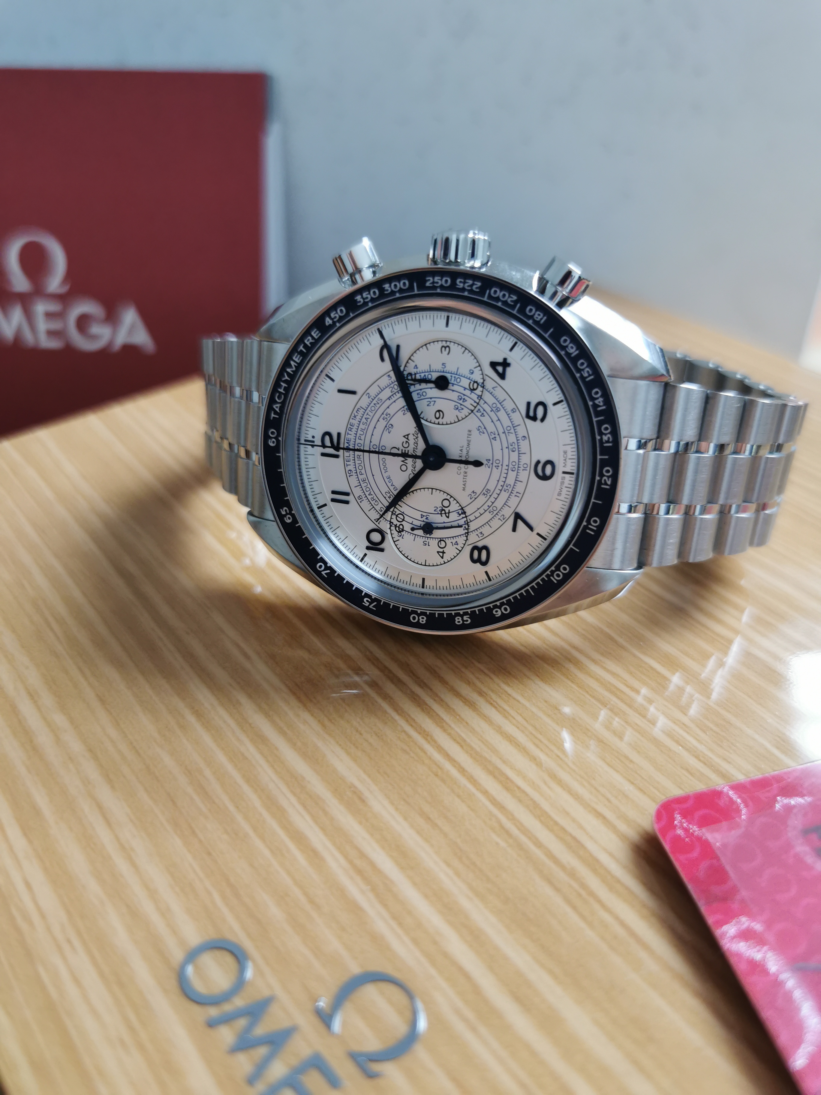 Omega Speedmaster Chronoscope Co-axial Master Chronometer 329.30.43.51.02.001 New Full Set 02-02-2022 | San Giorgio a Cremano