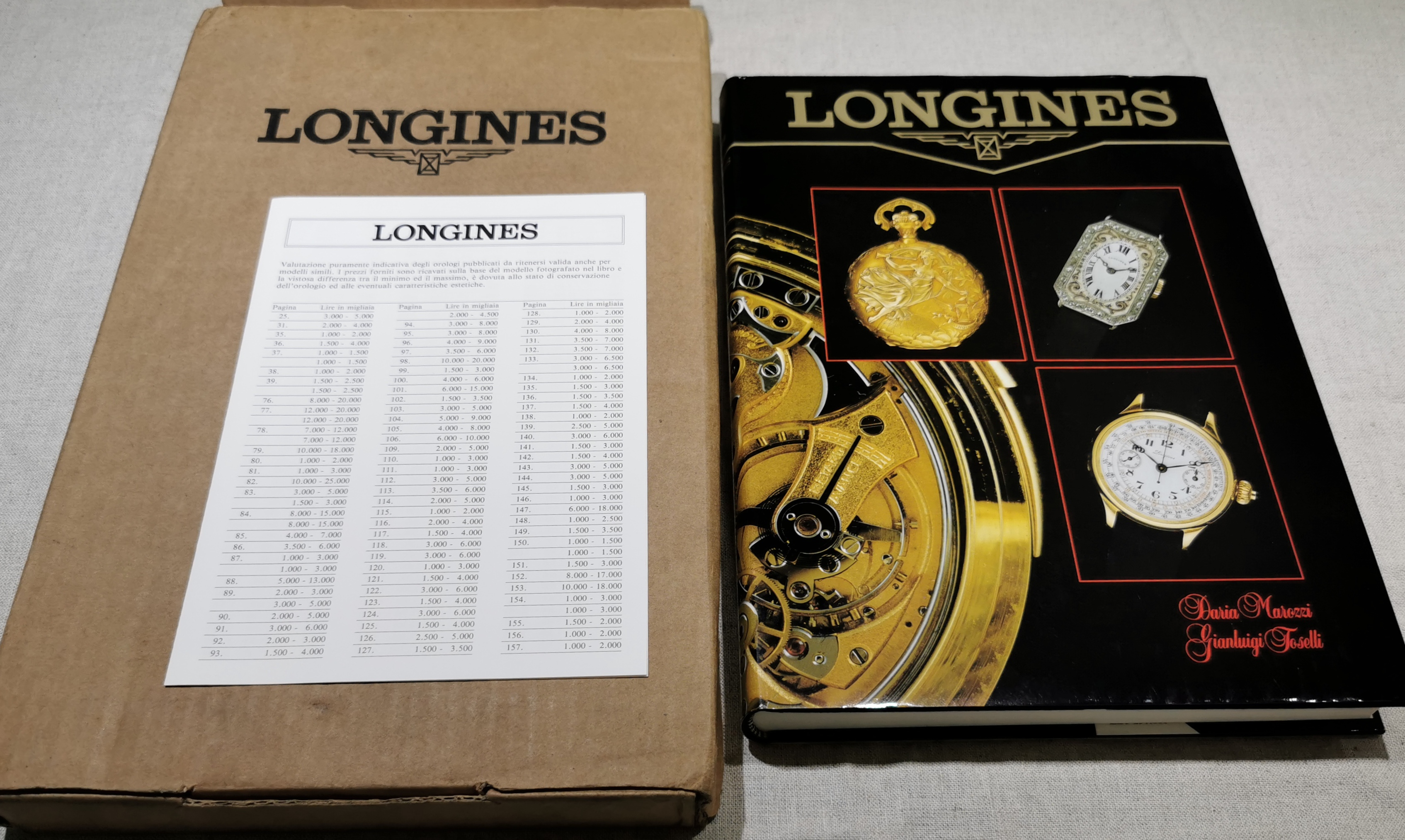 Longines Vintage Watches Watch Chronographs & Pocket Watch Book 1990 Like New Condition | San Giorgio a Cremano