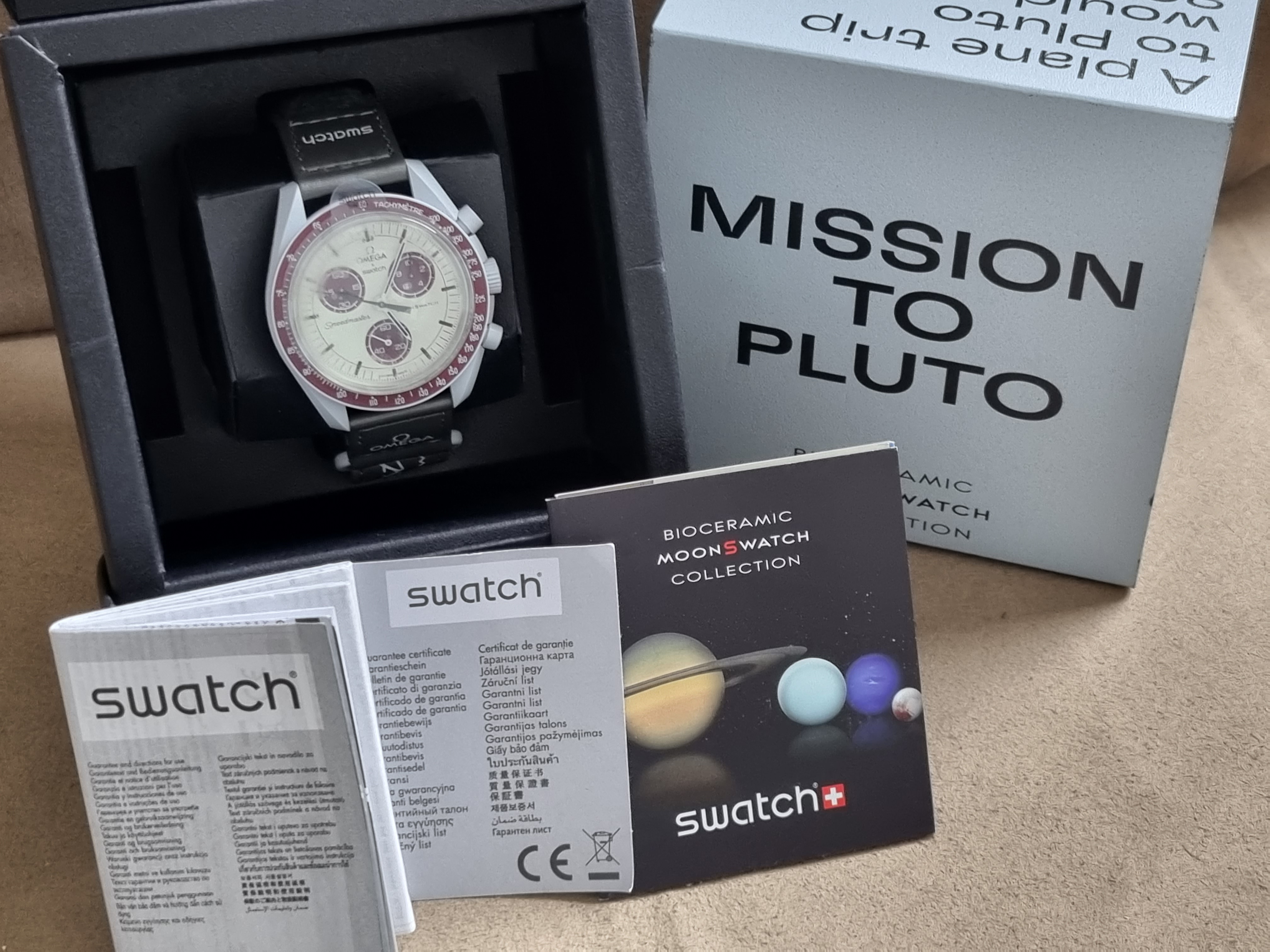 Swatch Moonswatch "Mission To Pluto" Swatch x Omega New Full set 6-2022 | San Giorgio a Cremano