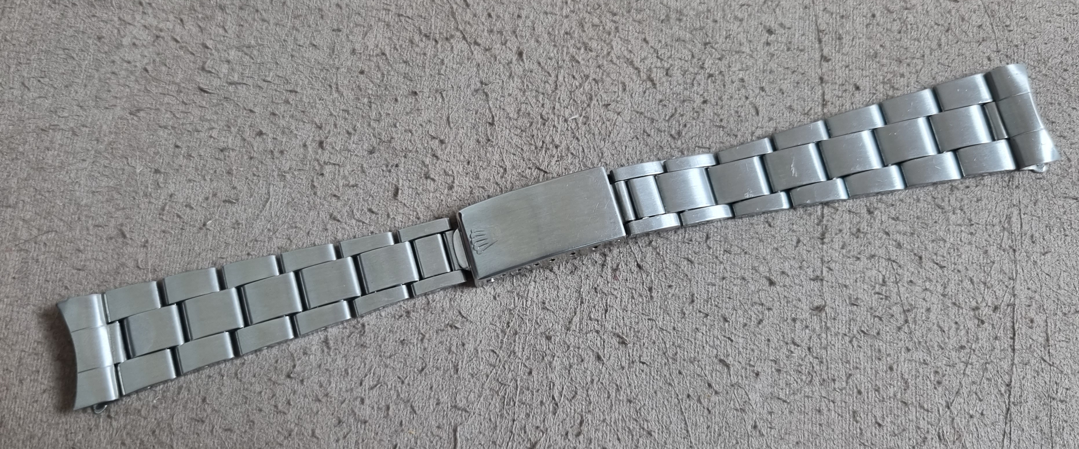 Rolex Vintage Ref. 7835-19 Oyster bracelet 13 links clasp G ends 361 good condition | San Giorgio a Cremano