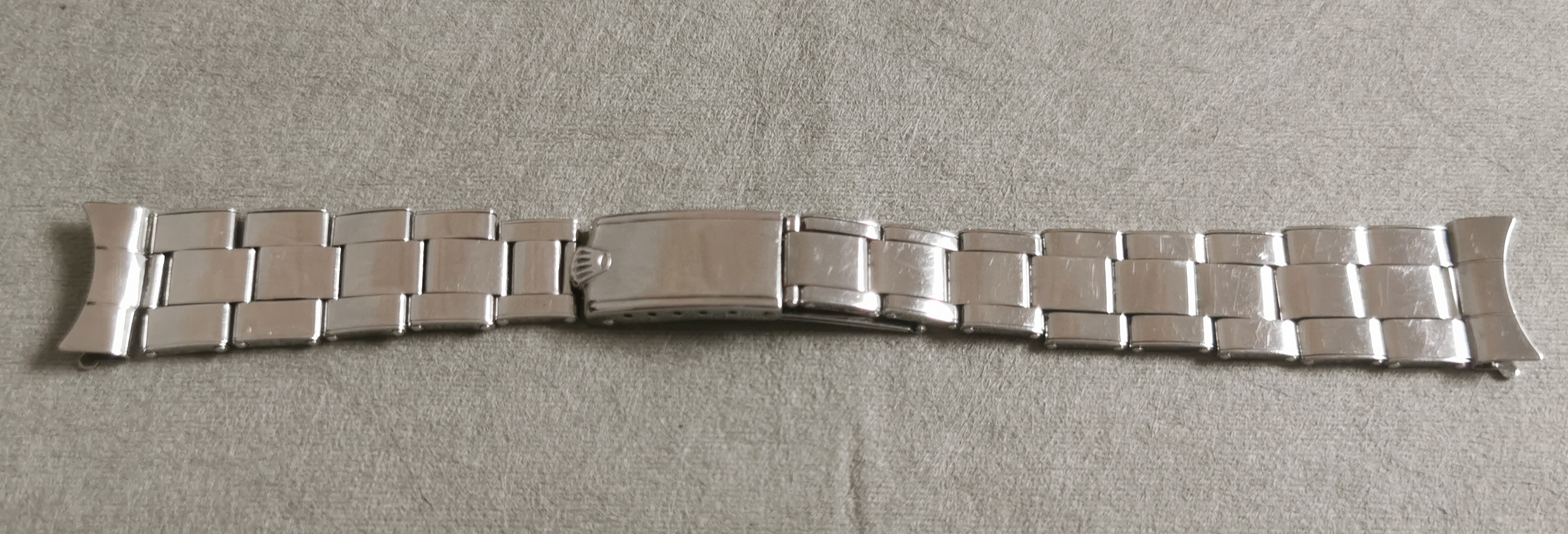 Rolex Oyster Elastic Bracelet Strap 6635 / 61 - mm 19 N. 13 Links Cm 17.8 In Good Condition | San Giorgio a Cremano