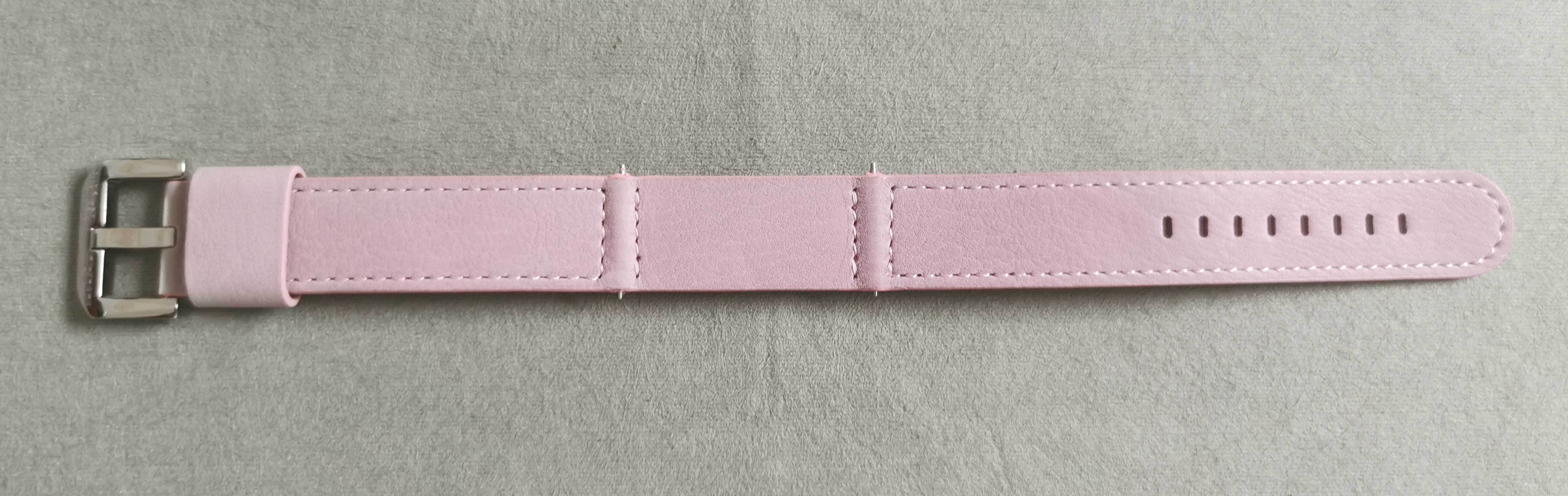 Anonimo I.T.A. Pink leather strap mm 18/18 with steel buckle mm 18 Total length cm 22 new condition | San Giorgio a Cremano