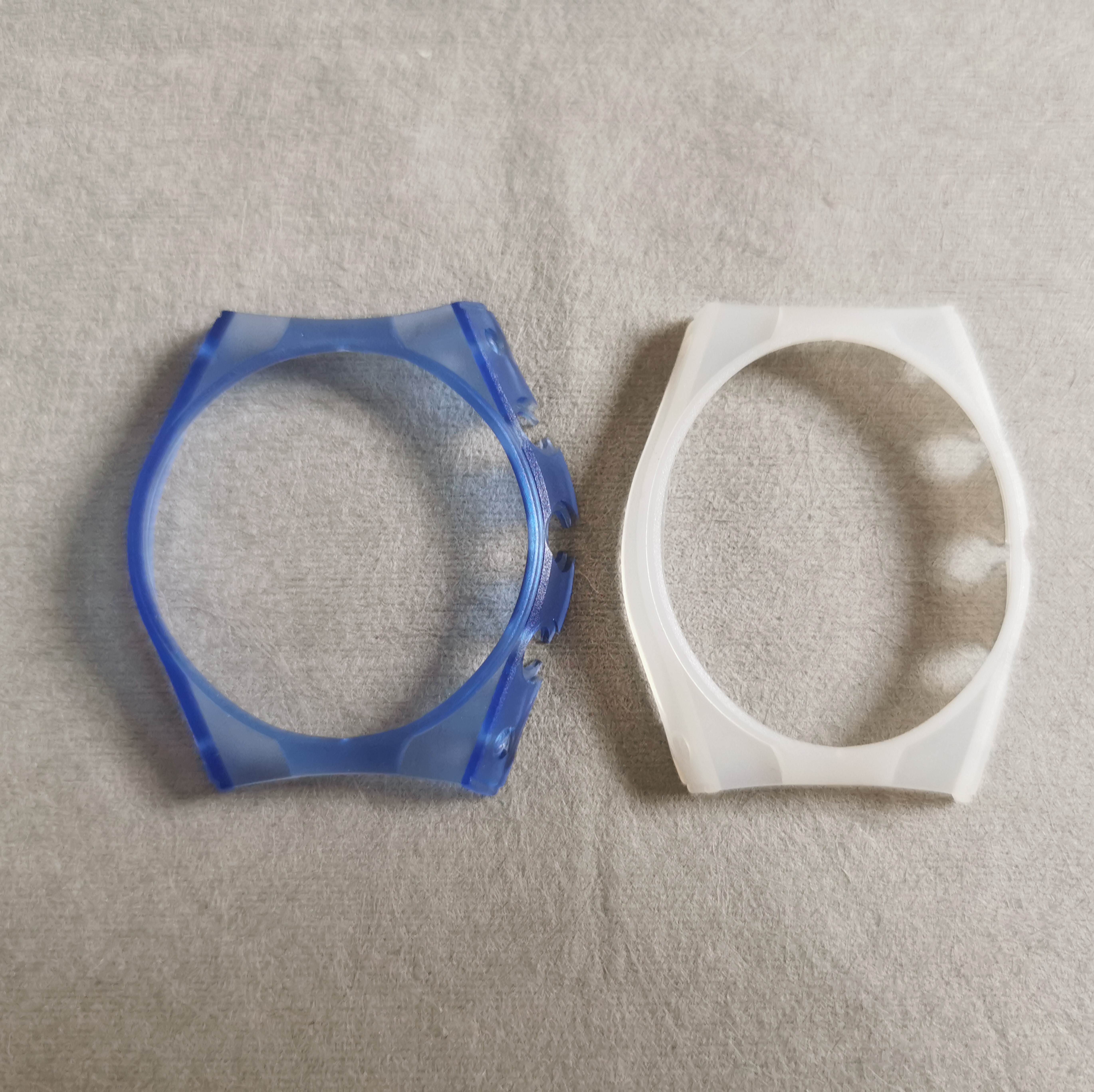 Technomarine Genuine pair rubber face cover white and blu for cruise chrono newoldstock condition | San Giorgio a Cremano