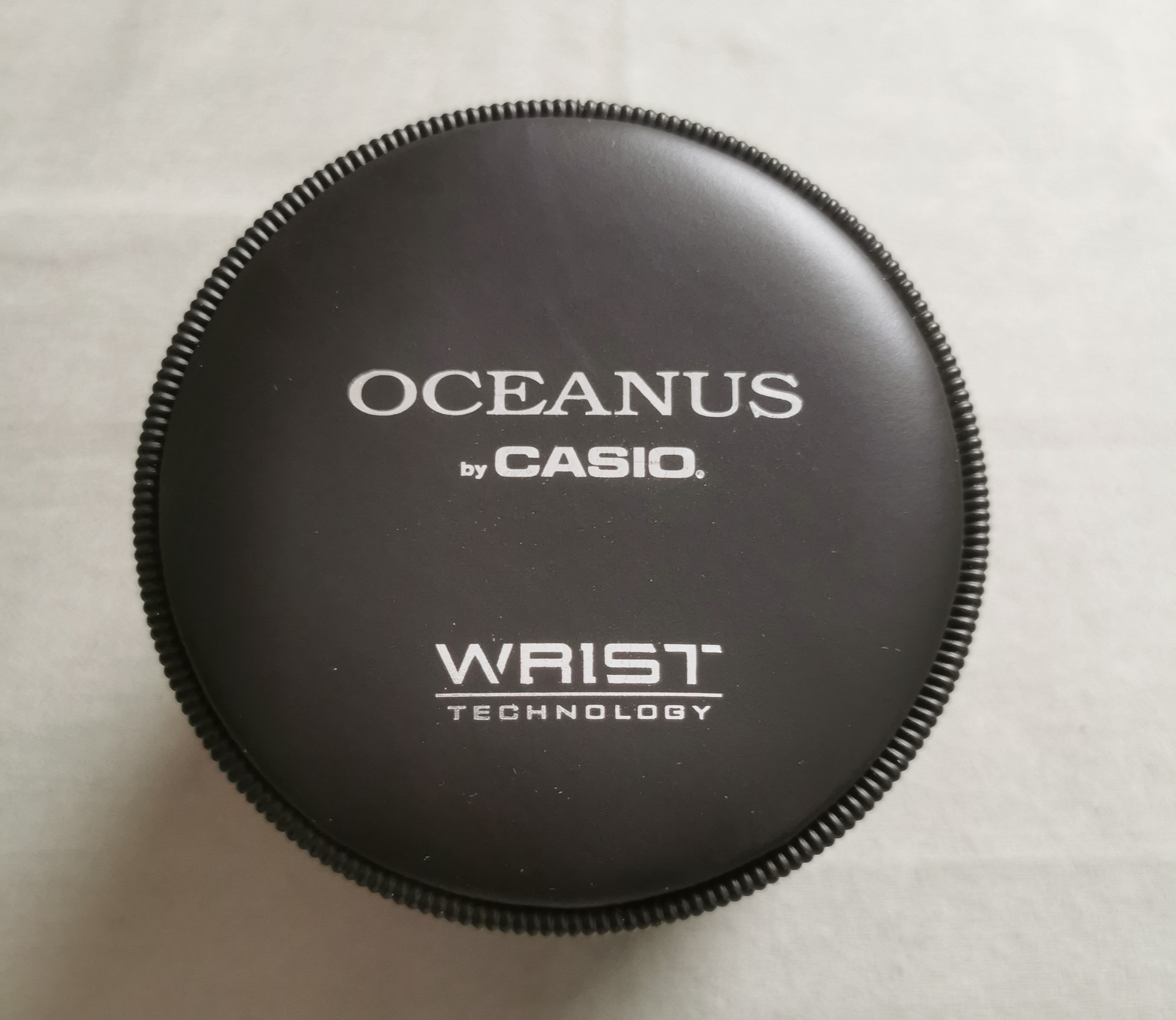 Casio Oceanus rare vintage leather black box for lady models box good condition | San Giorgio a Cremano