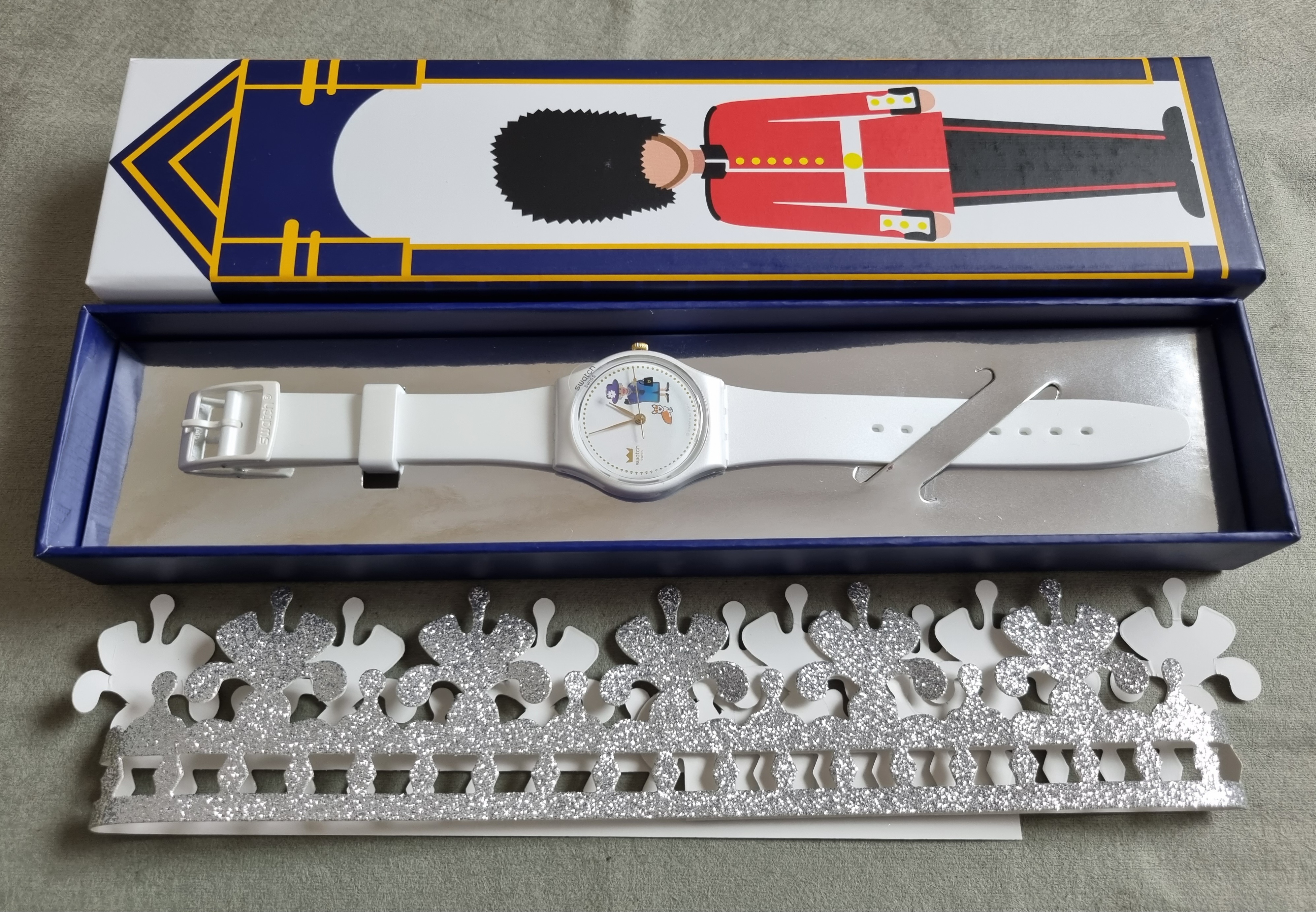 Swatch How Majestic (Queen Elizabeth II 70th Jubilee) New Full Set 11-2022 | San Giorgio a Cremano