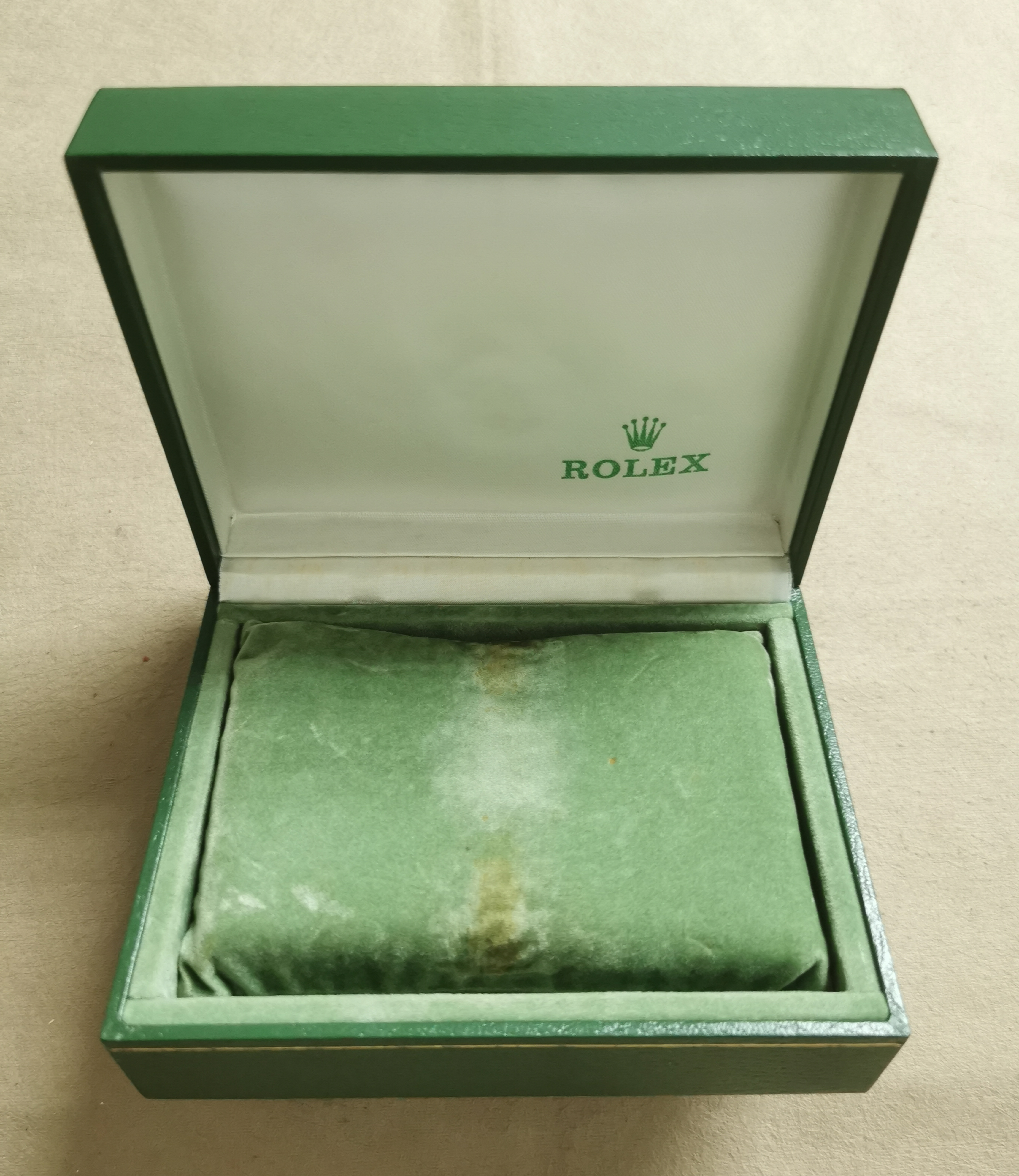 Rolex Rare vinatage watch box for leather green 11.00.2 for sport or any models good condition | San Giorgio a Cremano