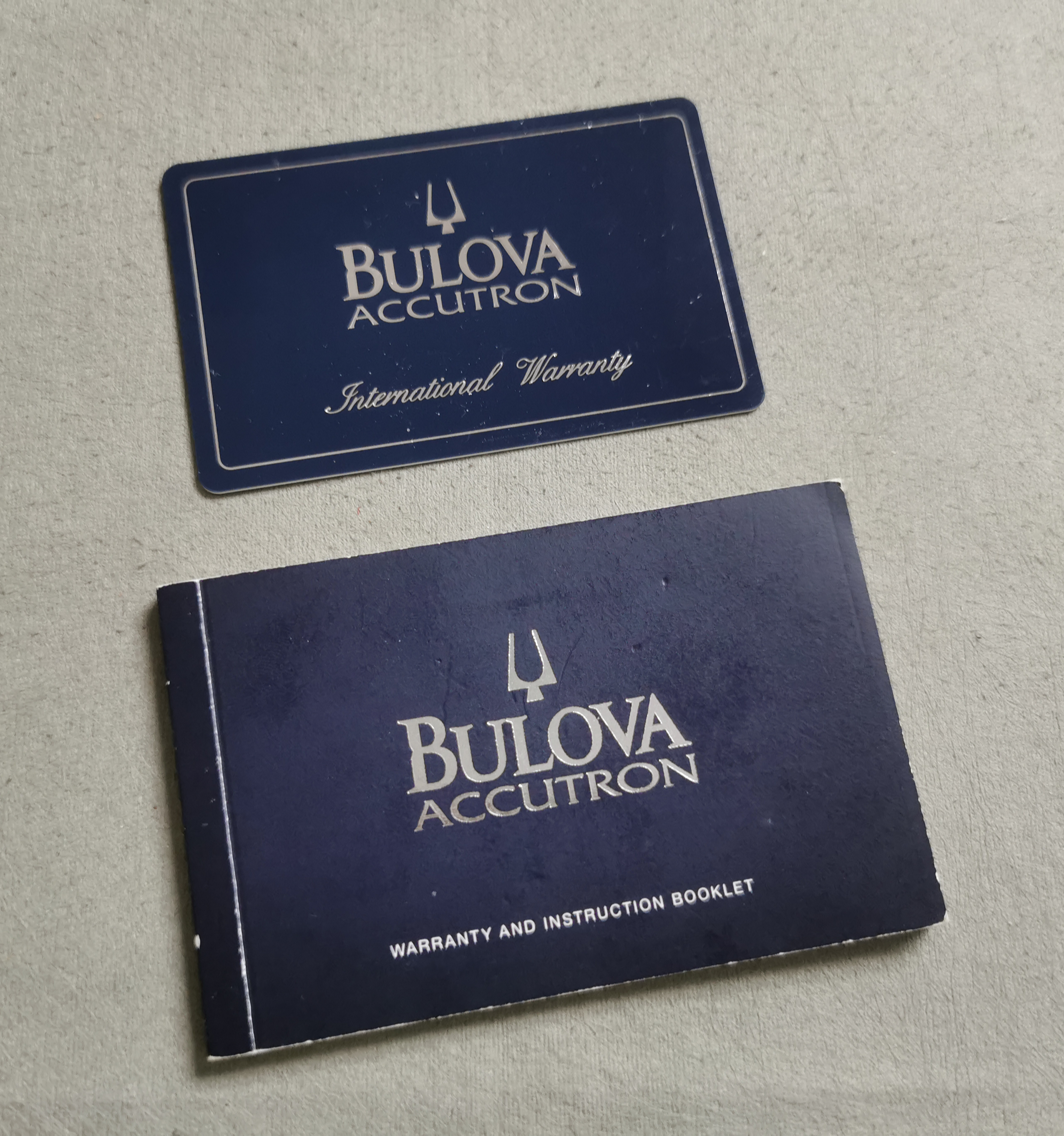 Bulova vintage warranty booklet and warranty card blank year 2005 good condition | San Giorgio a Cremano