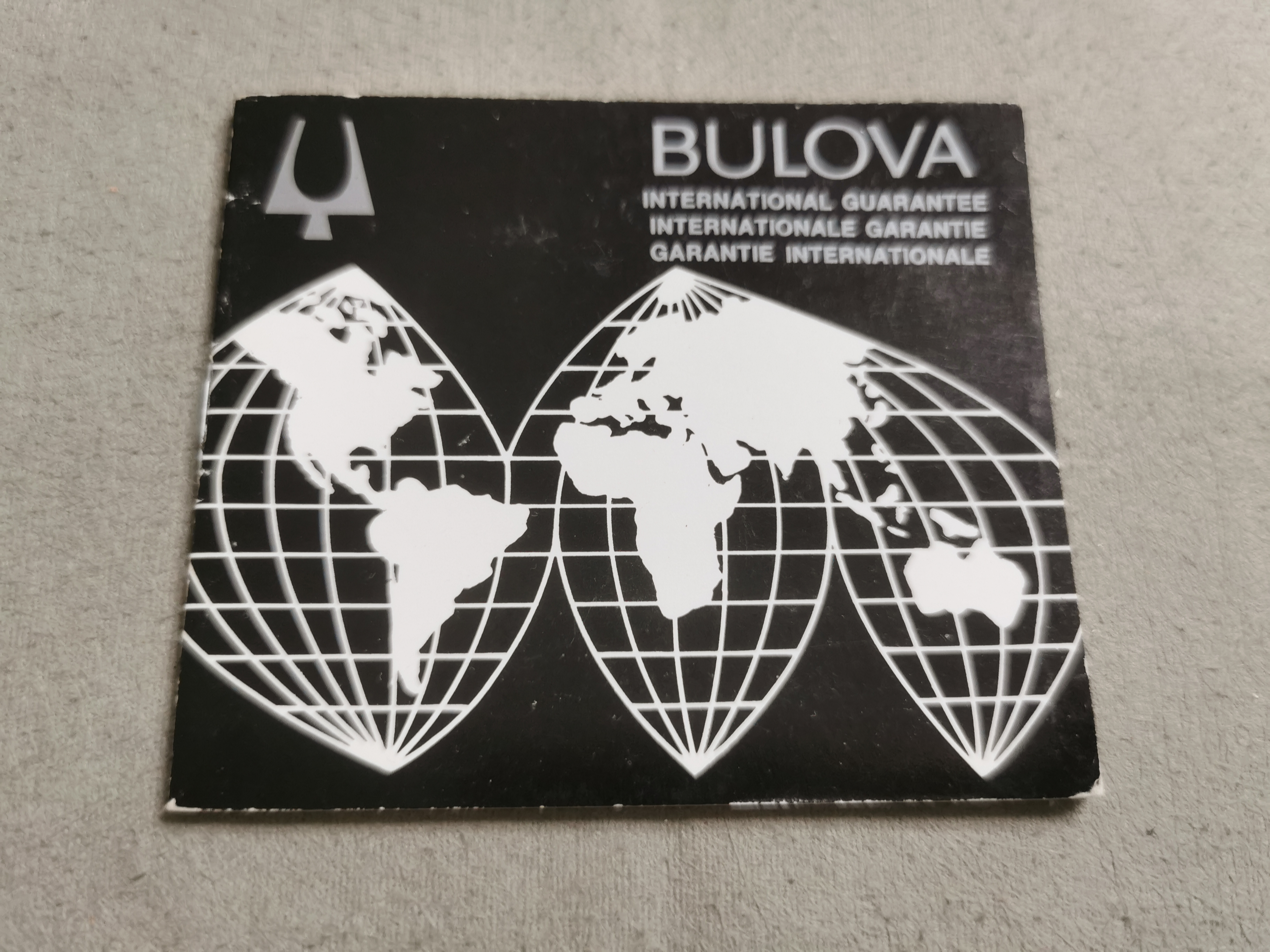 Bulova vintage warranty accutron papers booklet "world" rare newoldstock blank | San Giorgio a Cremano