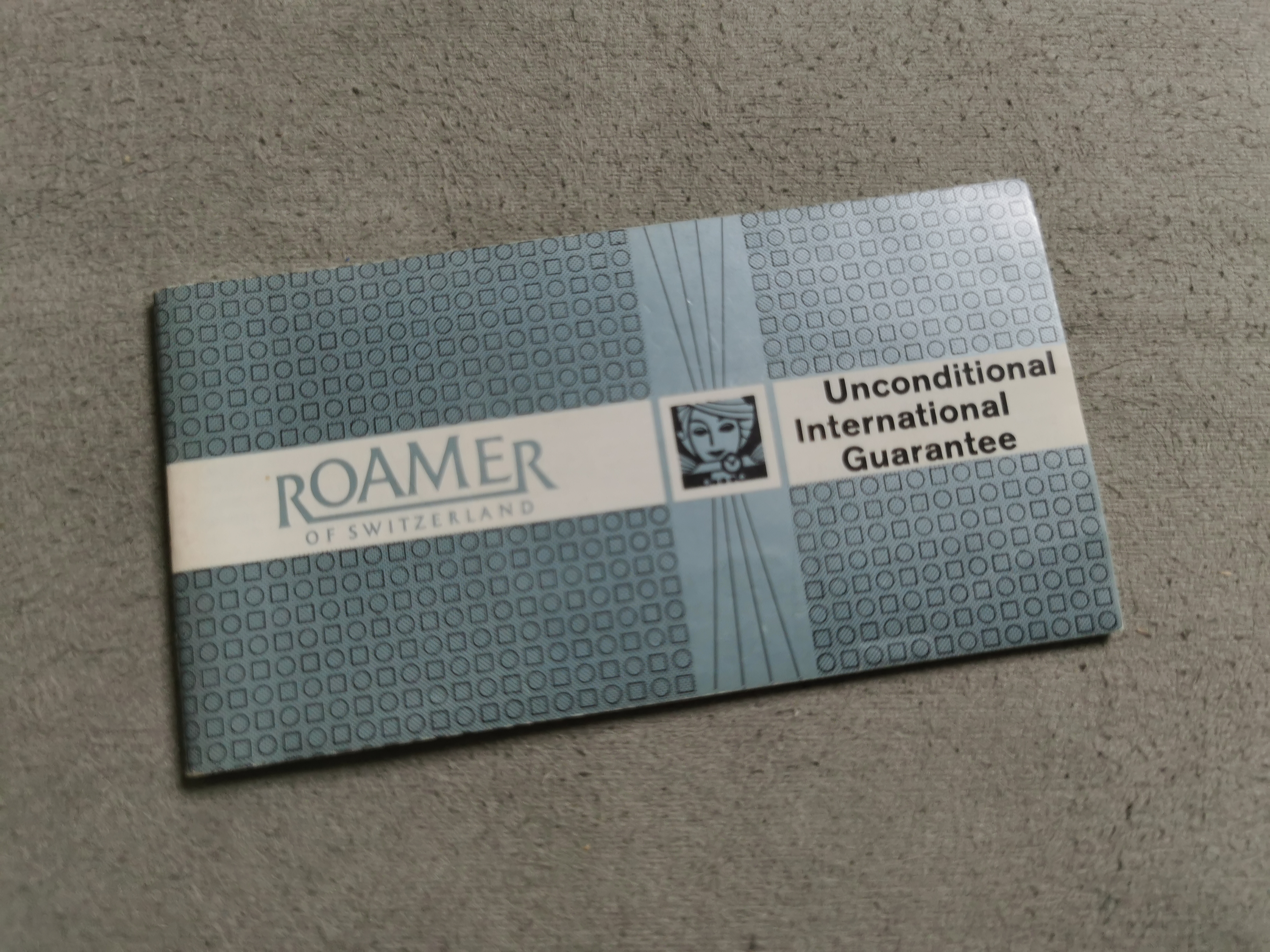 Roamer " Unconditional international guarantee " booklet for any models like new | San Giorgio a Cremano