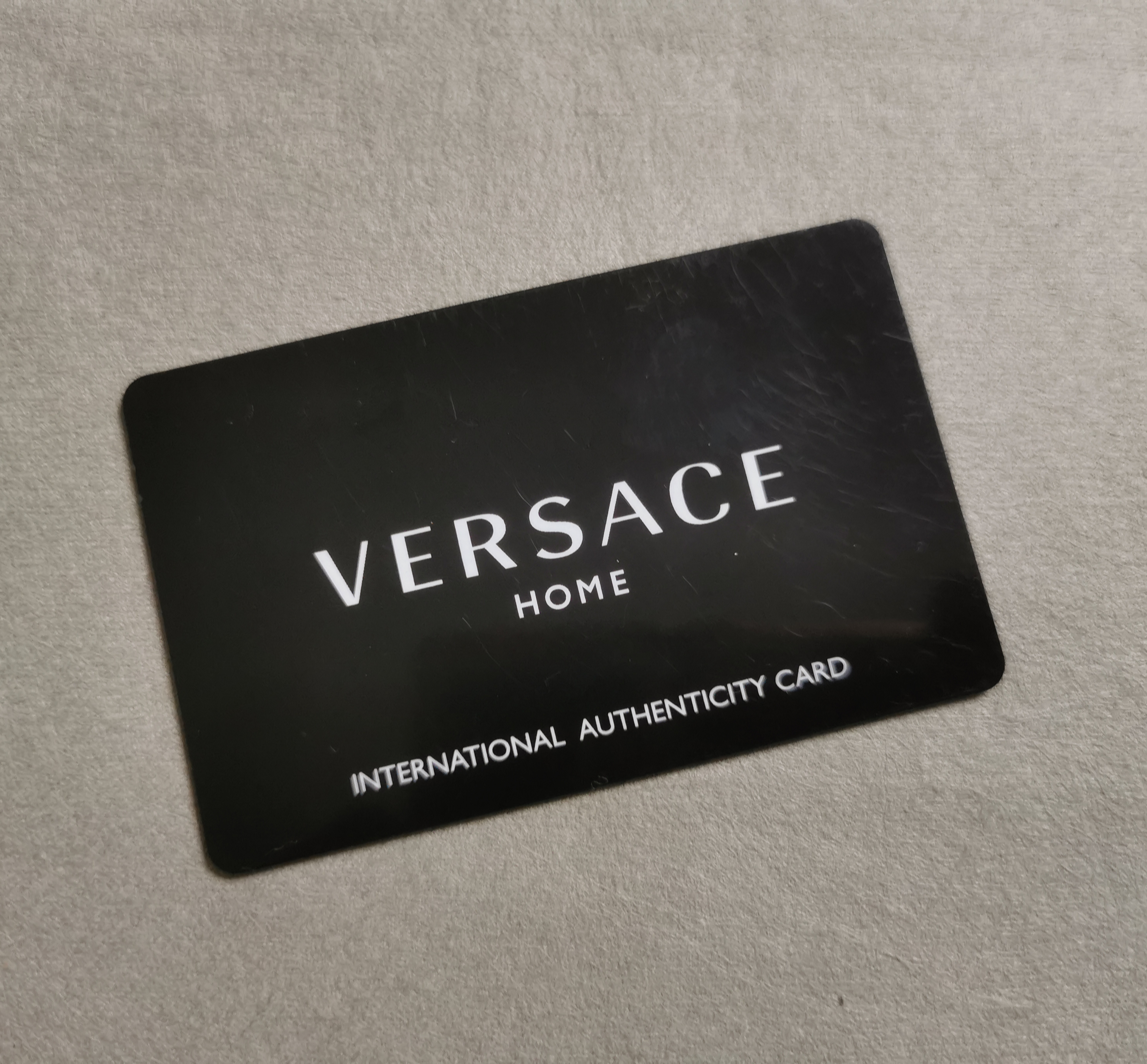 Versace genuine vintage authenticity card for any object good condition | San Giorgio a Cremano