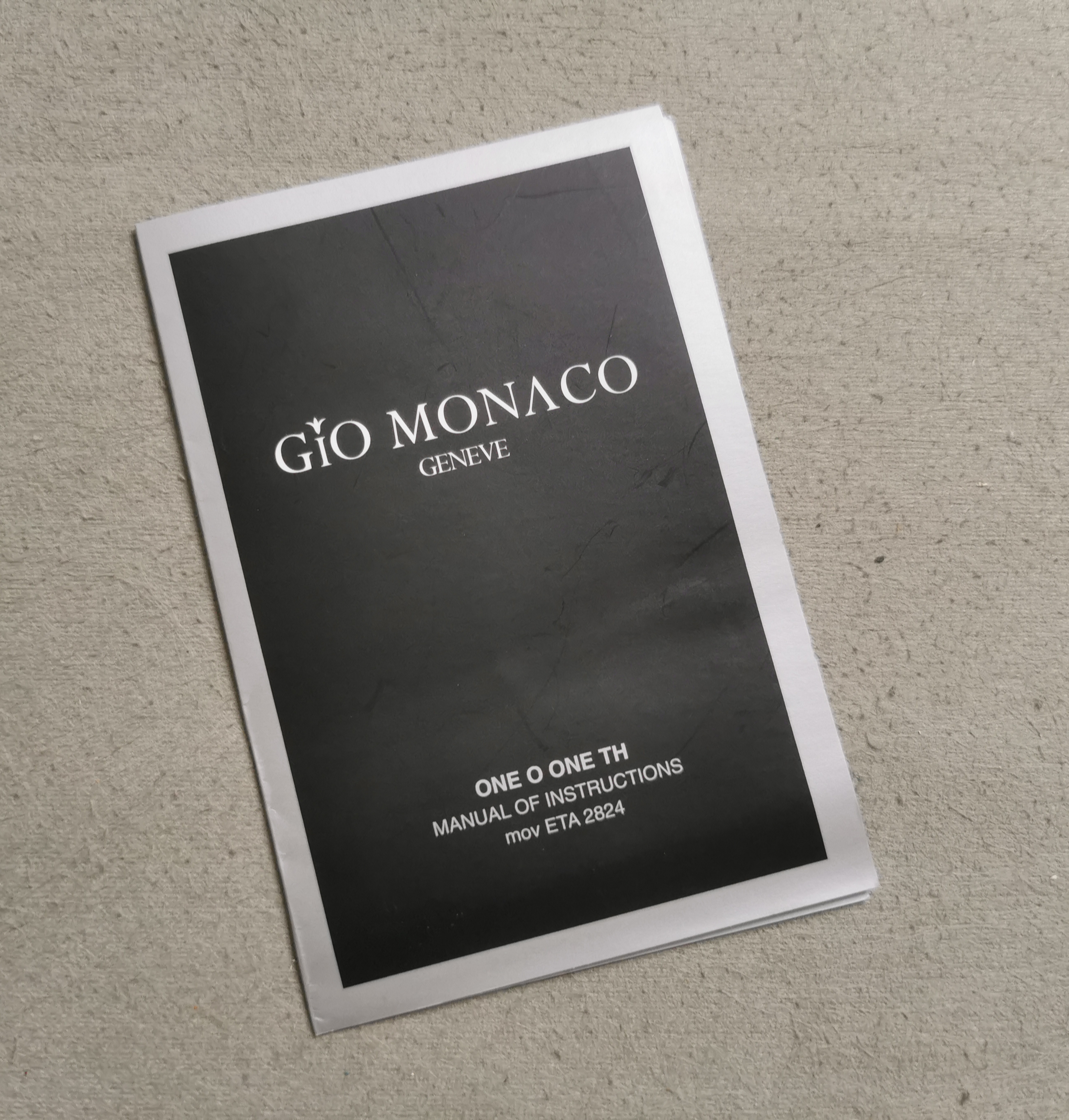 Anonimo Gio Monaco One 0 One TH vintage instruction booklet in good condition | San Giorgio a Cremano