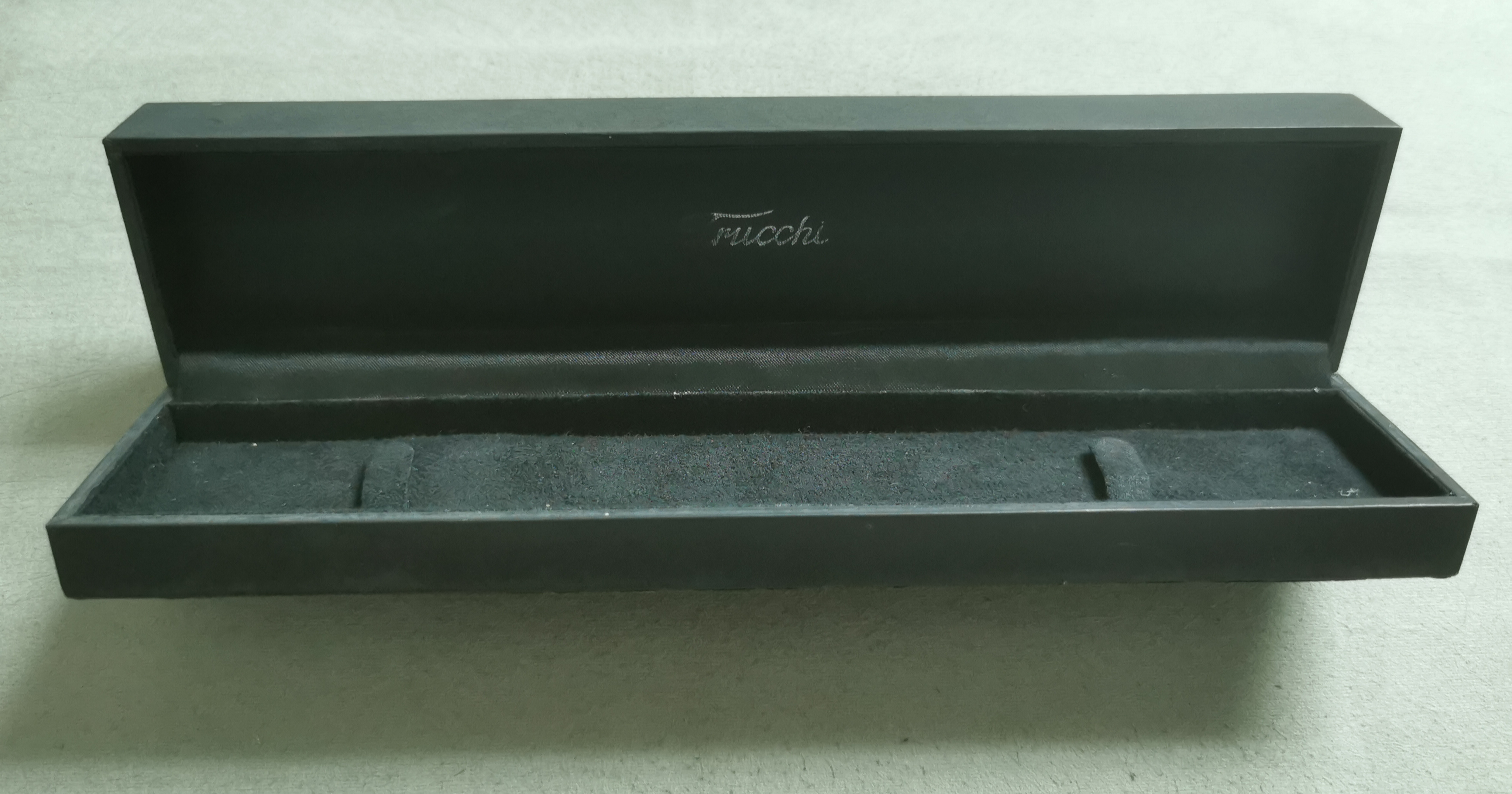 Anonimo Trucchi Vintage black leather watch box for any models or jewelry use in used condition | San Giorgio a Cremano