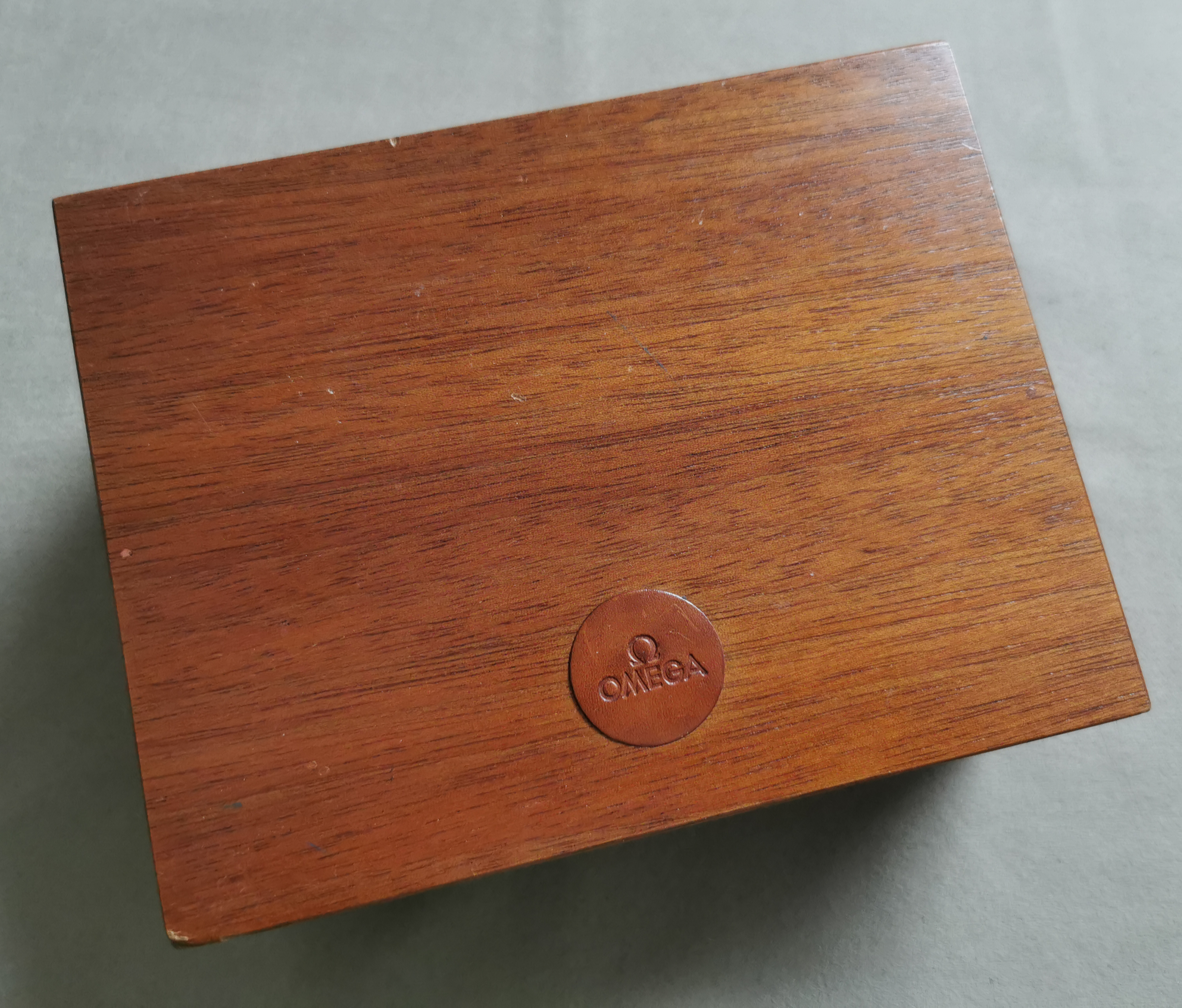 Omega Vintage maxi wooden watch box " Schedoni " leather inserts for any models good condition | San Giorgio a Cremano