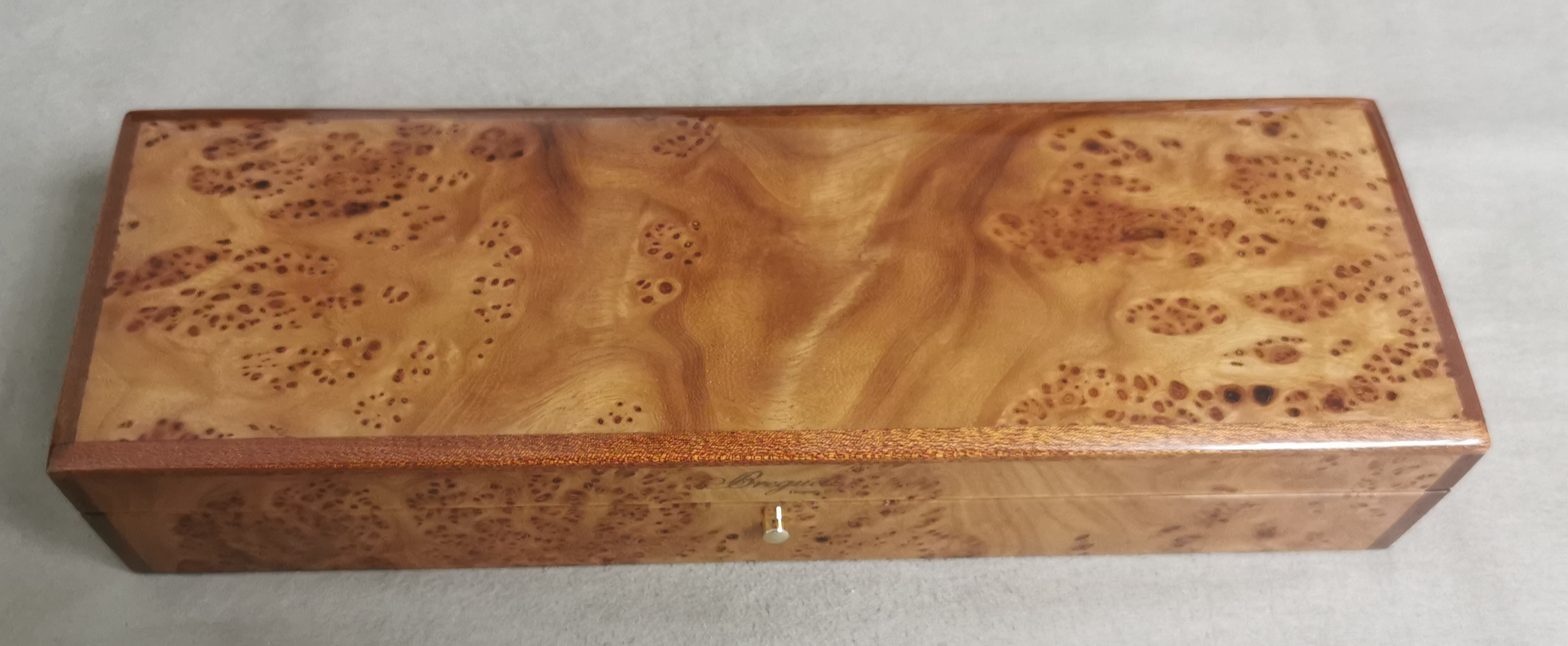 Breguet vintage briar wood watch box for any models like new condition | San Giorgio a Cremano