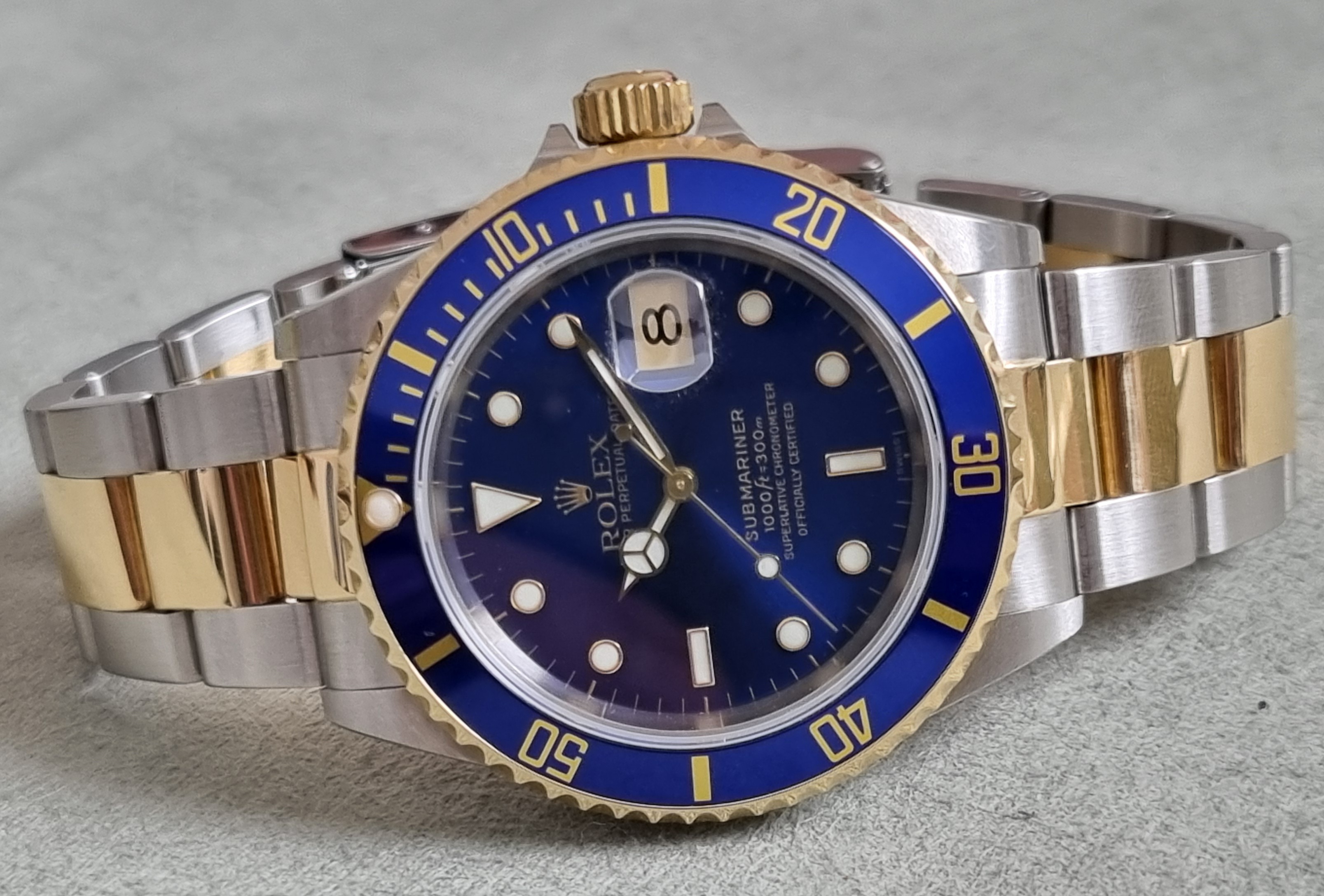Rolex Submariner Submariner Date 16613 Swiss Only Blu Dial – 1999 - A Series - Box - Good Condition | San Giorgio a Cremano