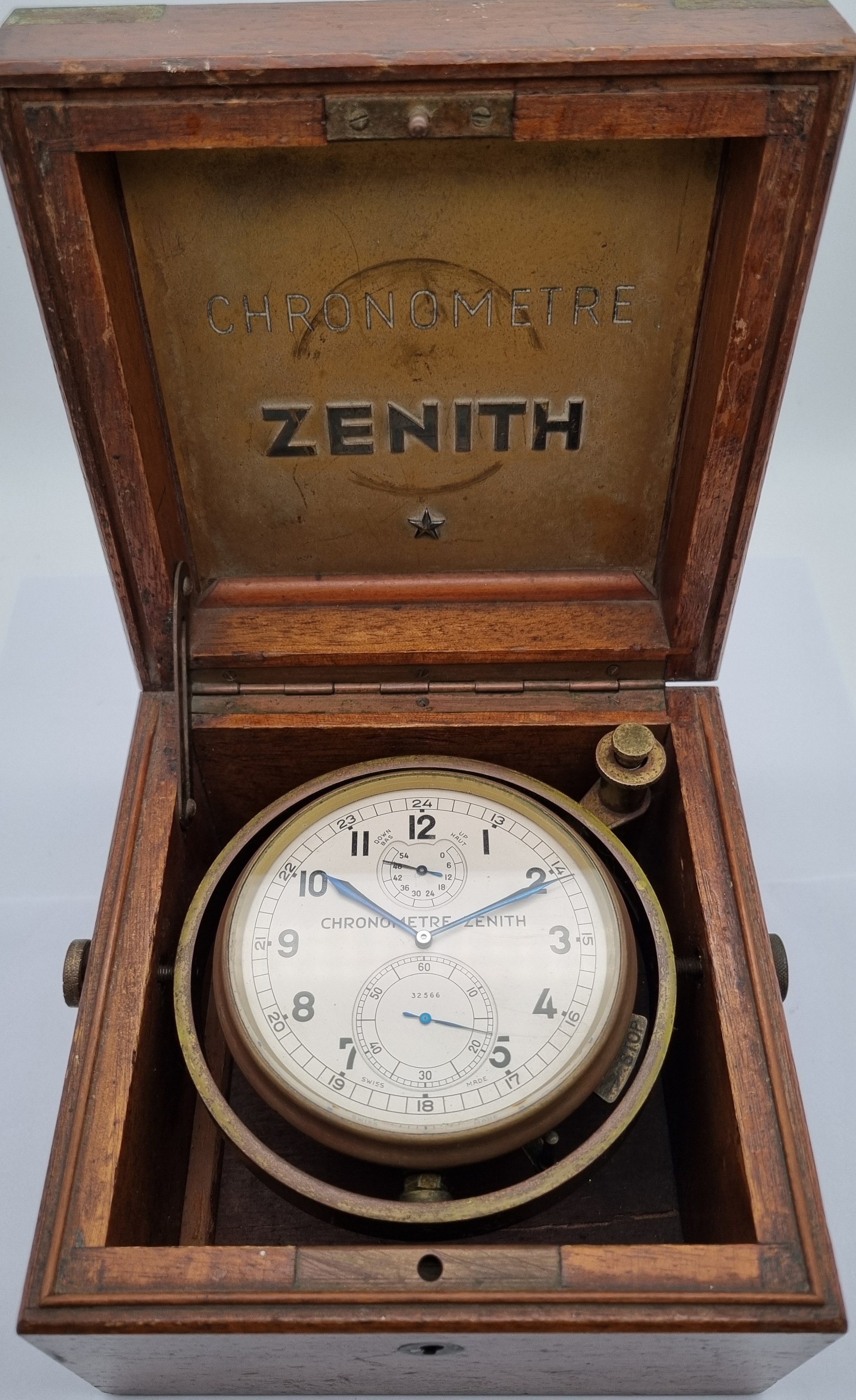 Zenith Rare and very imprtant chronometre Le Locle marine chronometer mechanical 1940 | San Giorgio a Cremano