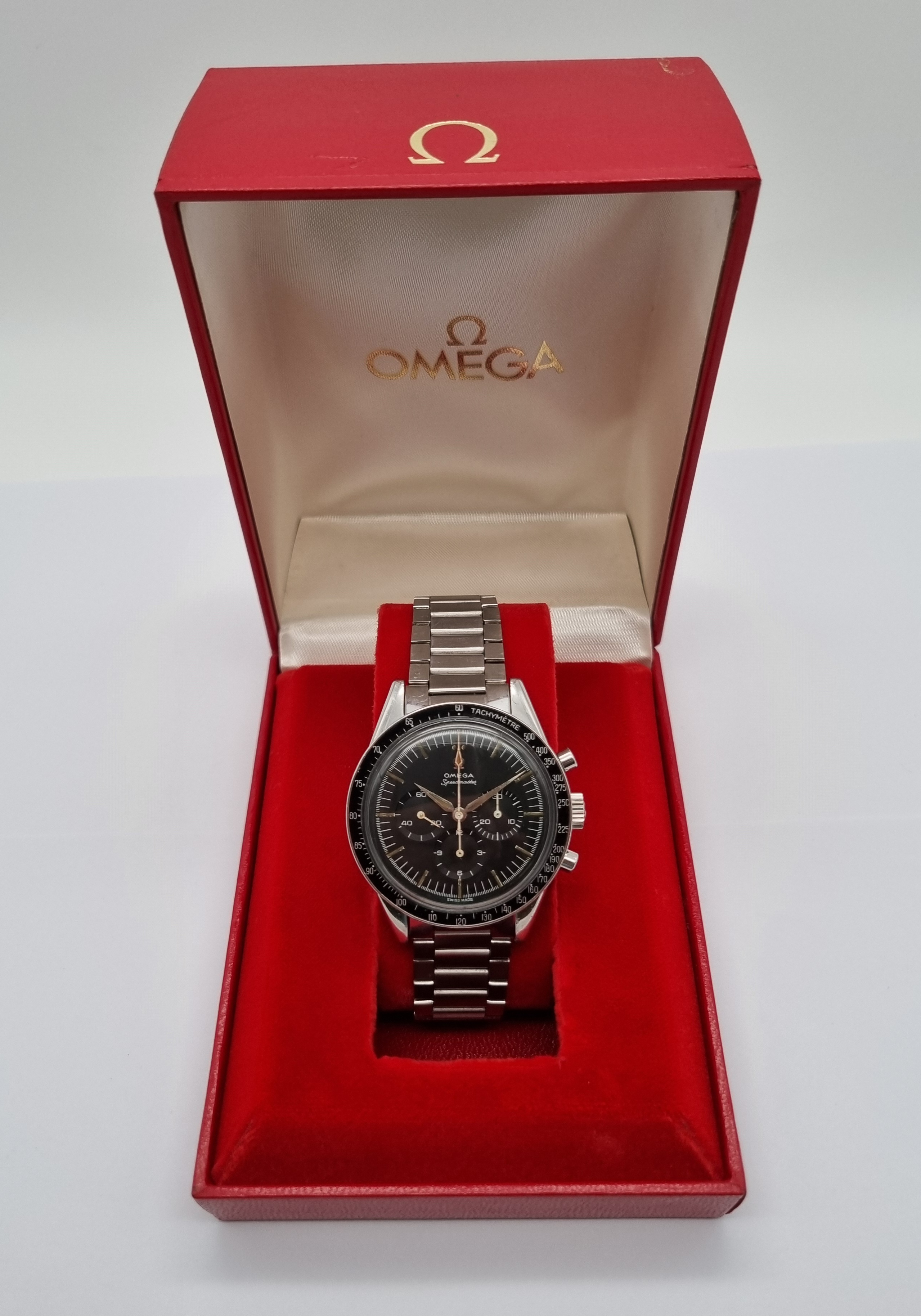 Omega Speedmaster Speedmaster Professional Moonwatch Pre-Moon 105.002-62 Steel Mm 39 Caliber 321 Steel Bracelet 1962 - Box | San Giorgio a Cremano