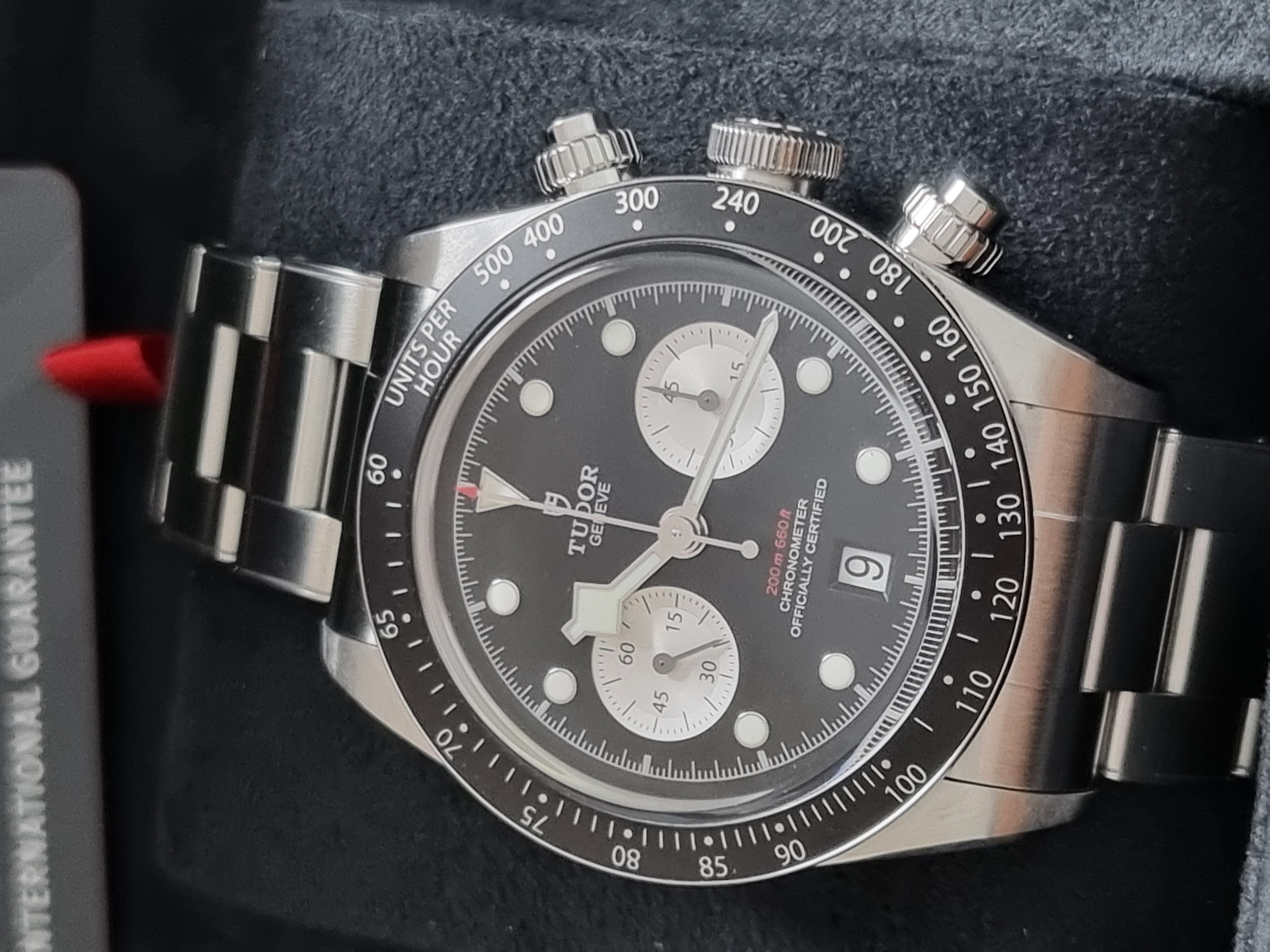 Tudor Heritage Black Bay Black Bay Chrono 79360N Black Dial "Inversed Panda" - New - Full Set - 10-2024 | San Giorgio a Cremano