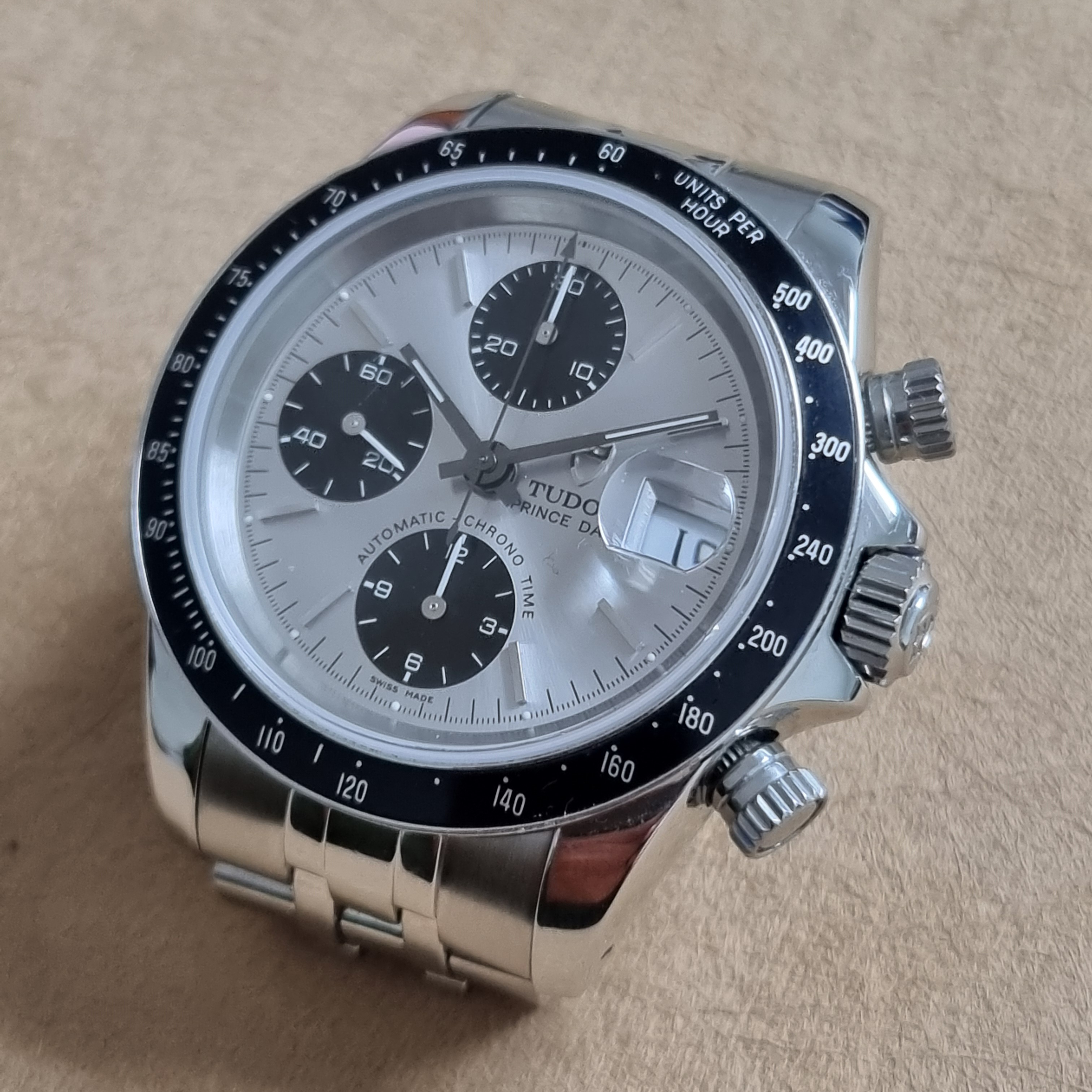 Tudor Prince Date 79260P Prince Date Automatic Chronograph Steel 40 Silver Dial Bracelet year 2003 | San Giorgio a Cremano