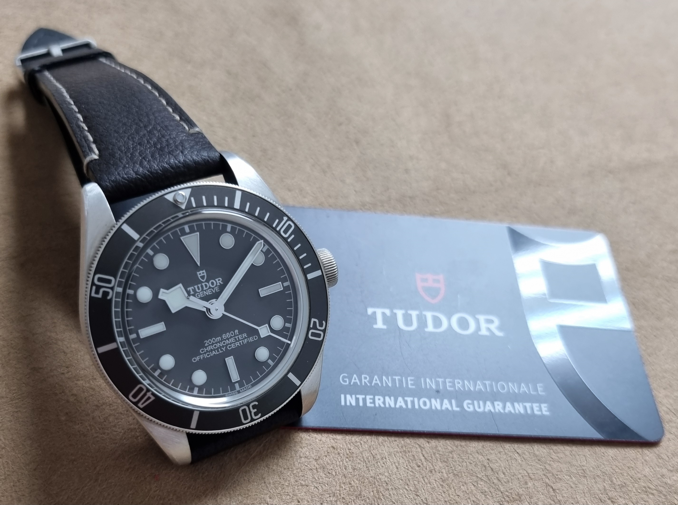 Tudor Heritage Black Bay Black Bay Fifty-Eight 925 Silver 39 Mm Taupe Dial Automatic Warranty Card 2024 Very Good | San Giorgio a Cremano