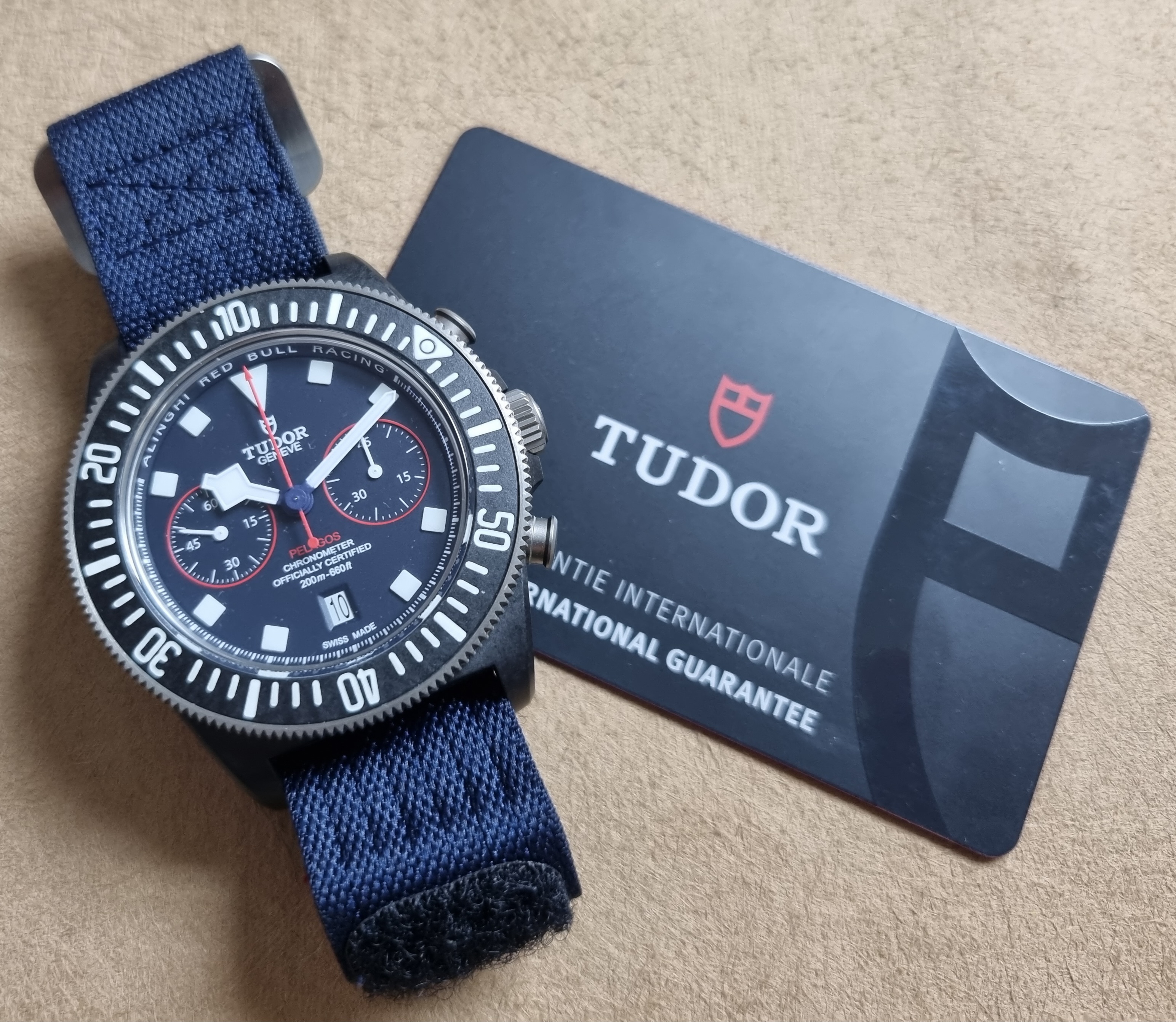 Tudor Pelagos Pelagos Fxd Chrono Alinghi Red Bull 25807KN 43 MM Box And Warranty Card 08-2024 New | San Giorgio a Cremano
