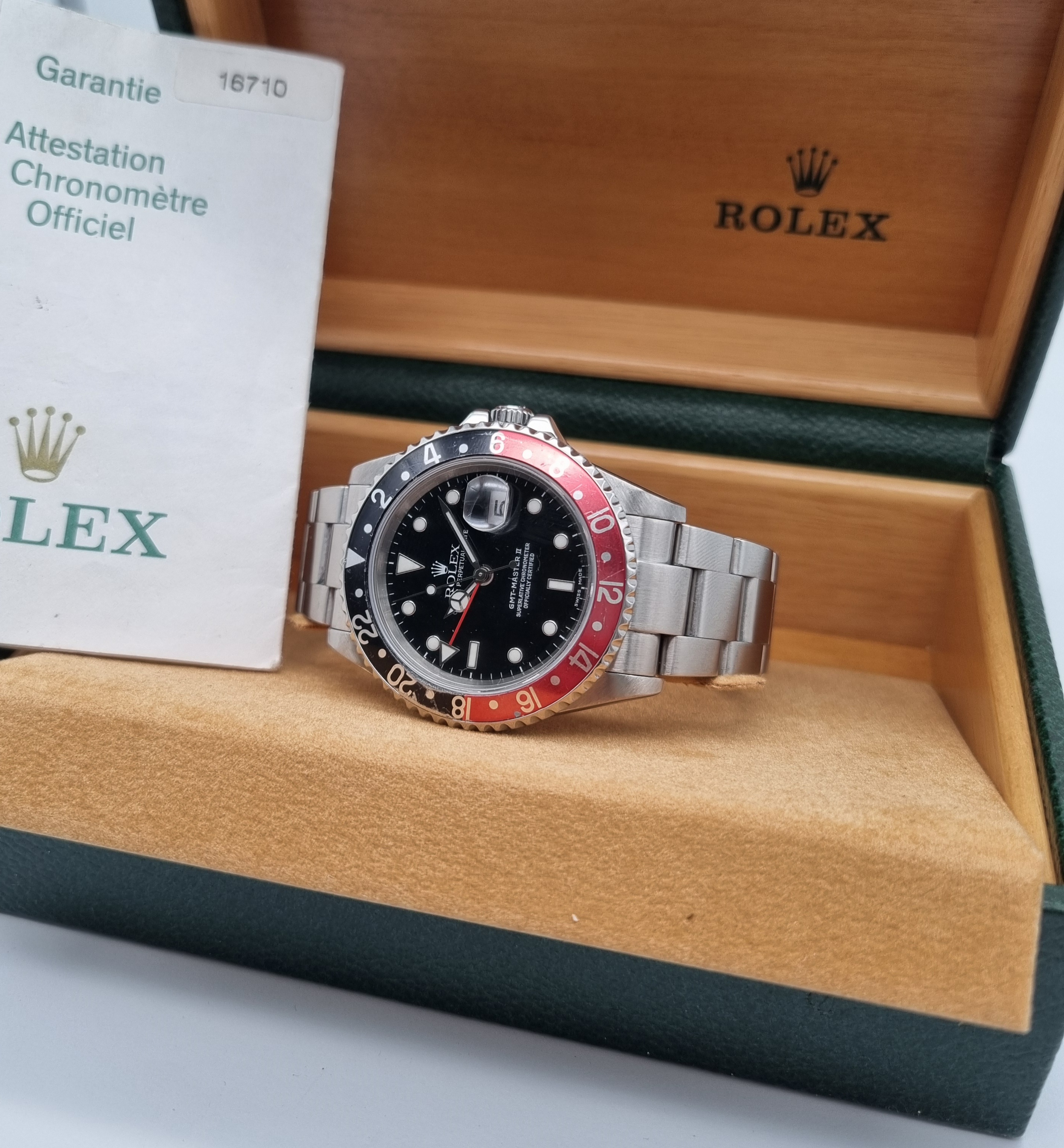 Rolex GMT-Master II GMT-Master II Ref. 16710 Coke Bezel F Series Box and Warranty 2004 Good Condition | San Giorgio a Cremano