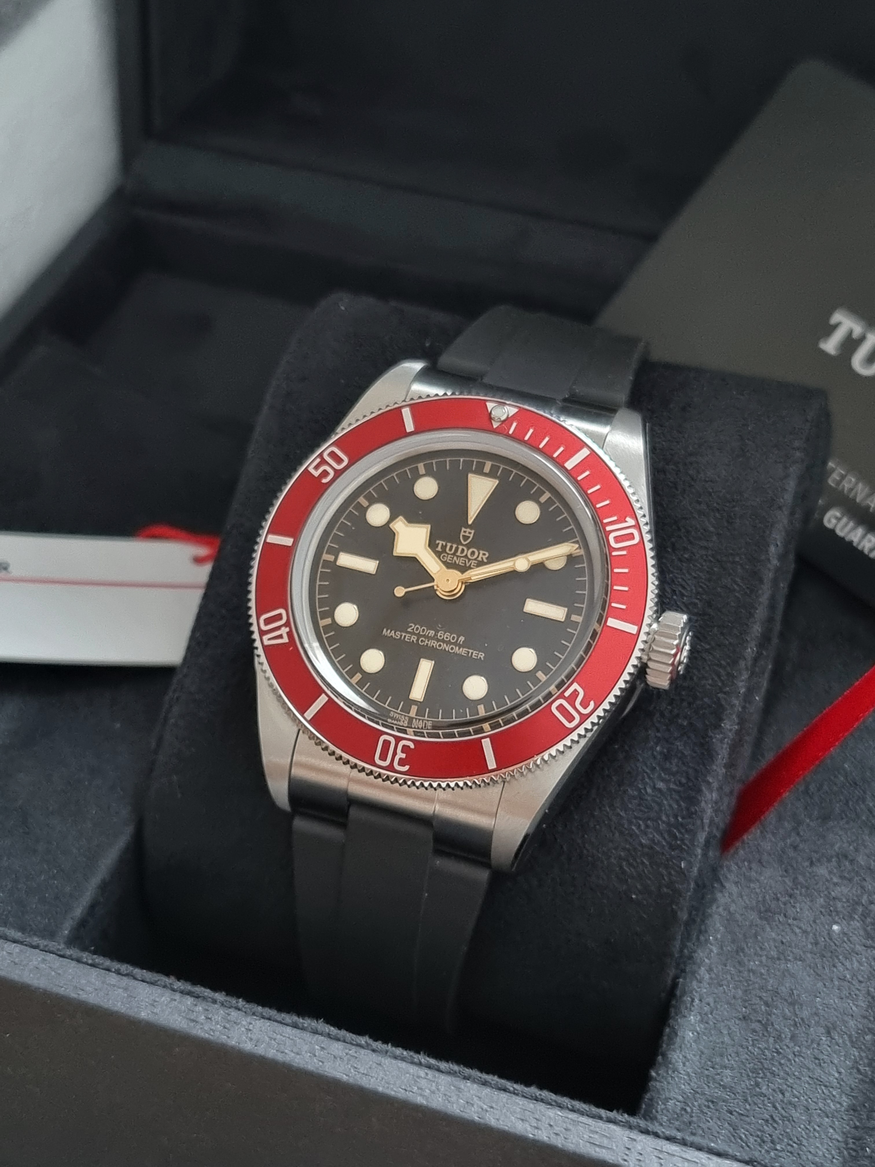 Tudor Heritage Black Bay Black Bay 41 Mm Steel Black Dial On Rubber Black New Box Tag And Card 01 - 2025 | San Giorgio a Cremano