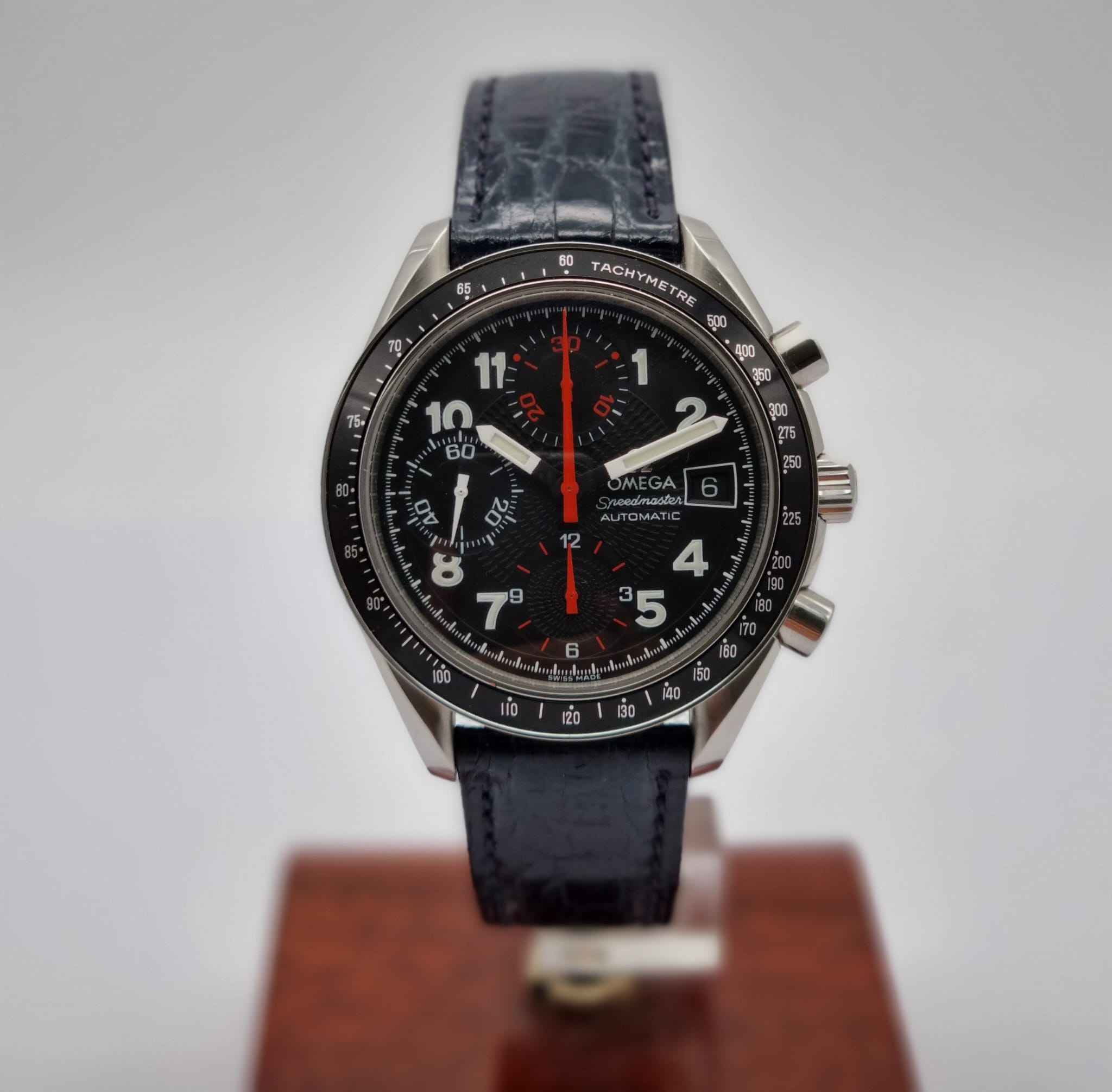 Omega Speedmaster Reduced Speedmaster Racing 38135326 Speedmaster Racing Automatic Black Dial Red Hands mm 39 - Box | San Giorgio a Cremano