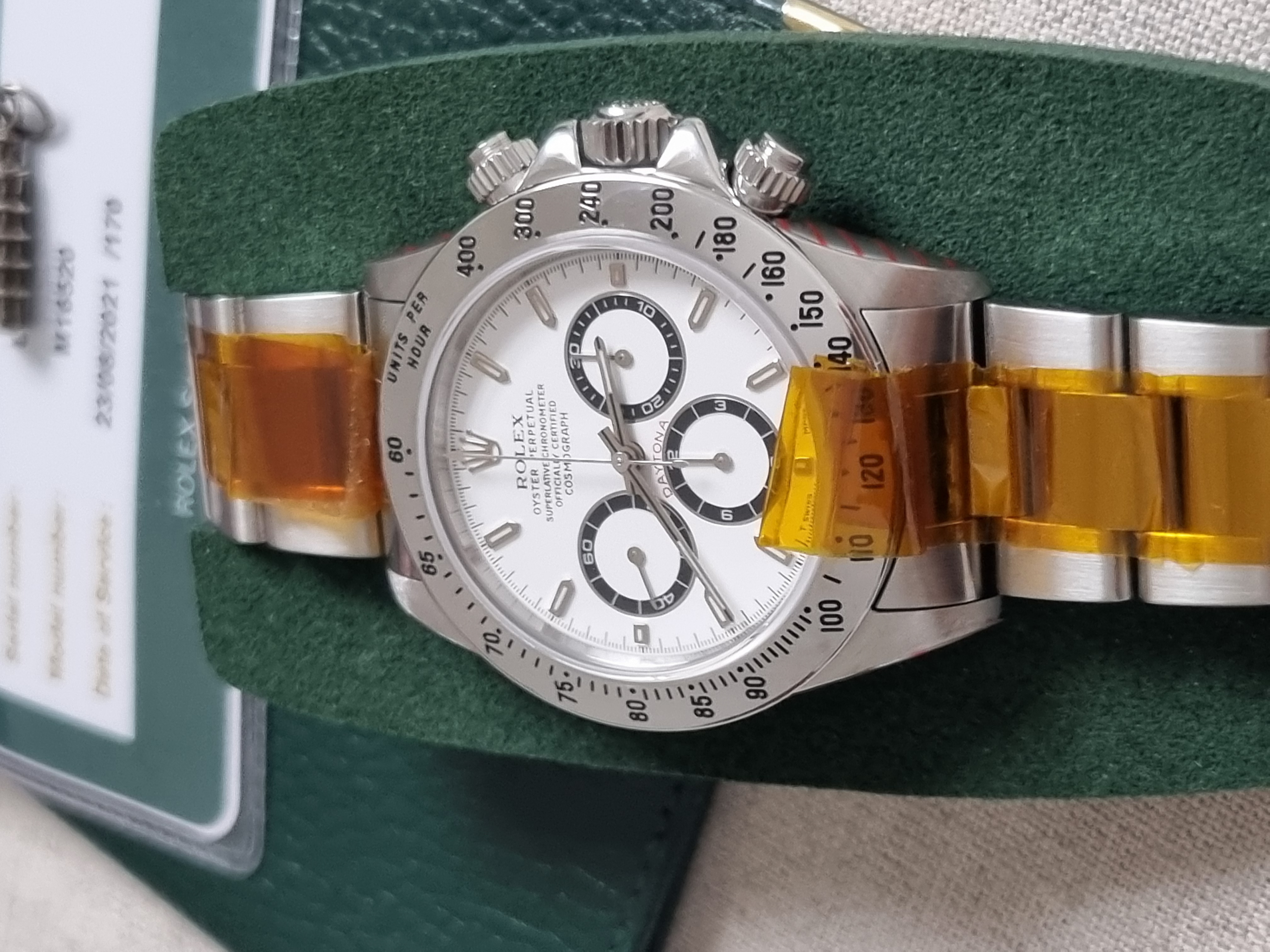 Rolex Daytona Daytona Steel 40 Mm White Dial Zenith Movement 16520 U Serial 1997 Service 2021 | San Giorgio a Cremano