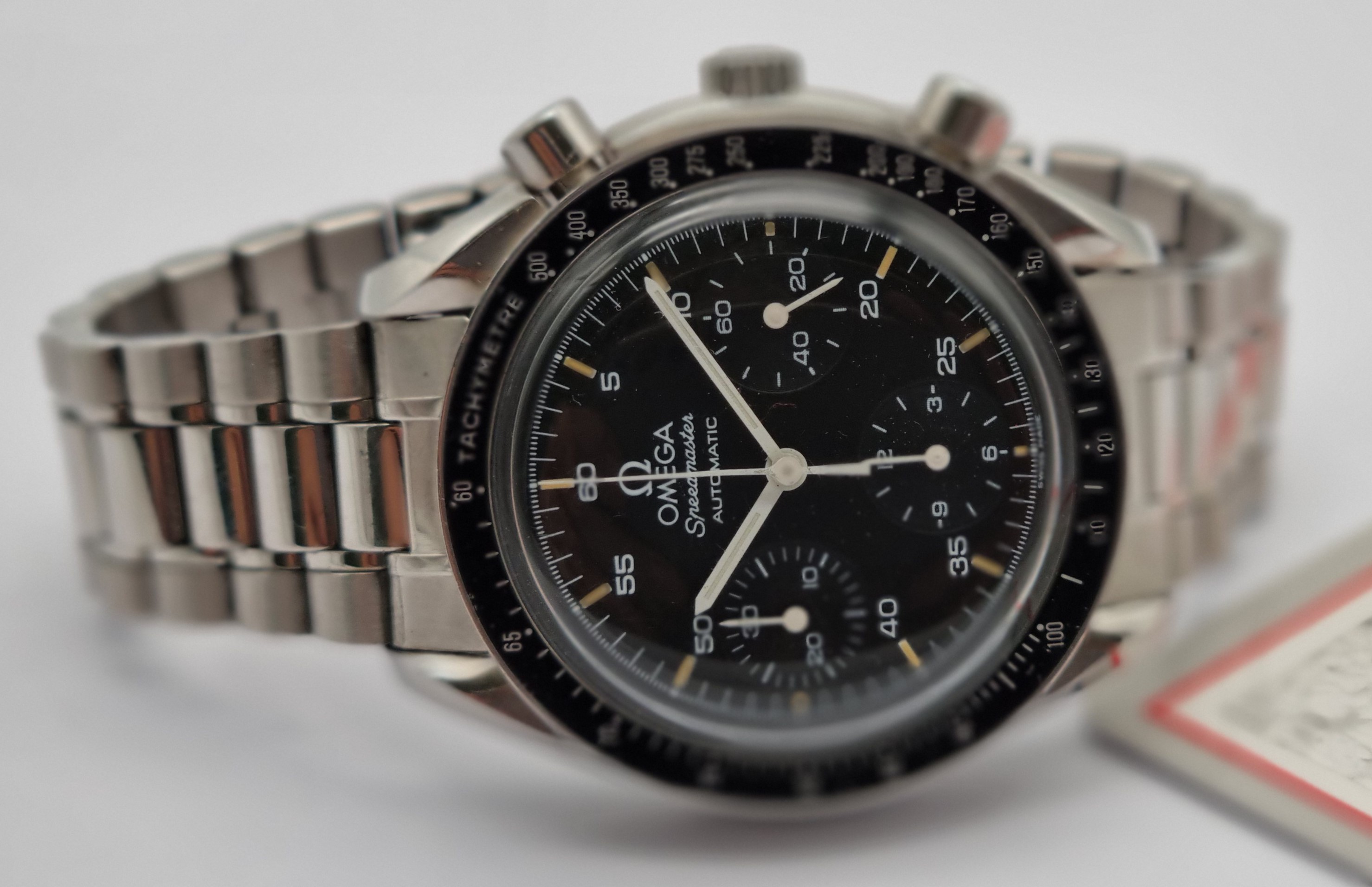 Omega Speedmaster Reduced Speedmaster Reduced 175.0032 steel 39 mm automatic chrono box and card 93 | San Giorgio a Cremano