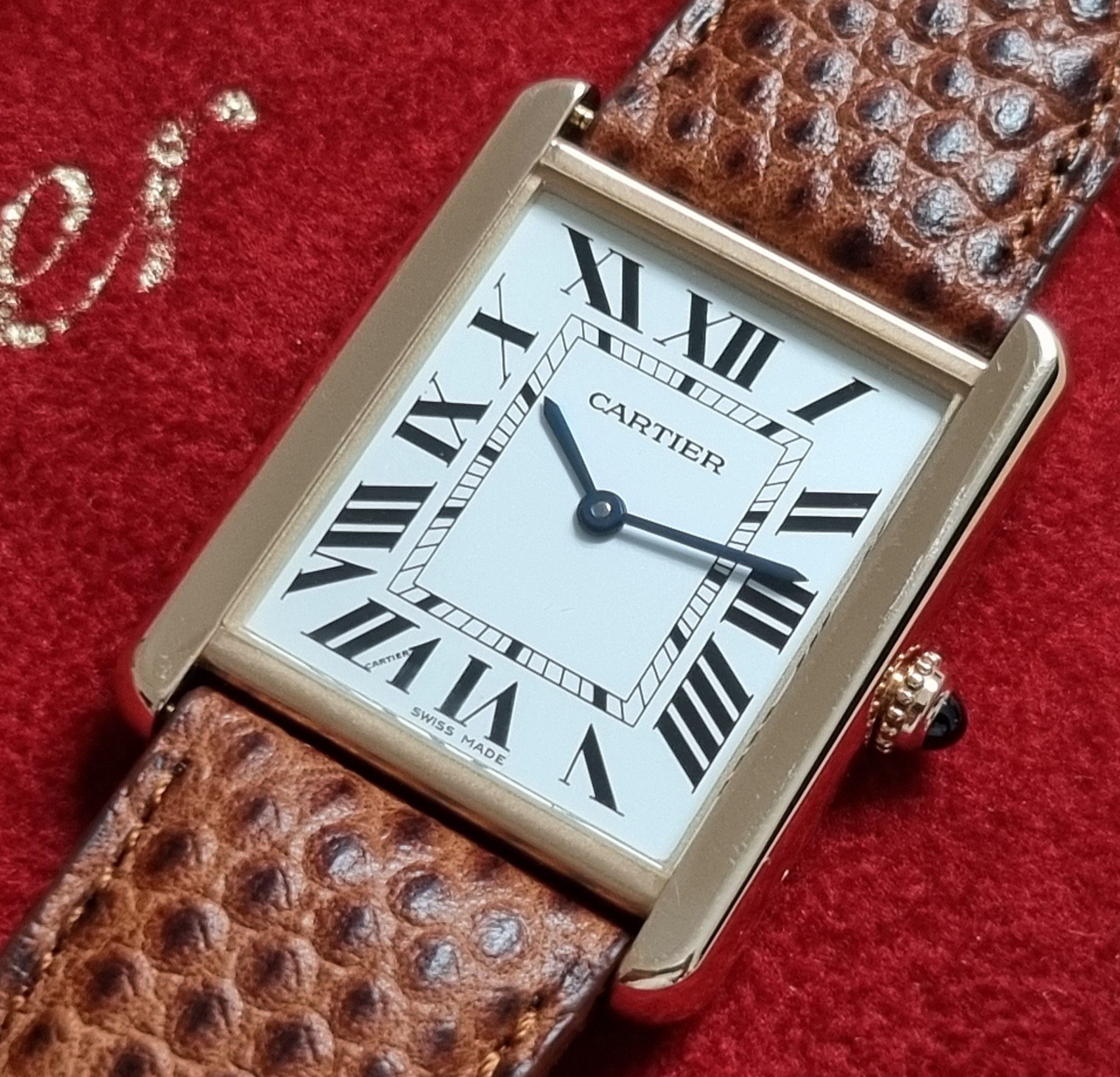 Cartier Tank Solo Tank Solo Large Steel And 18 Kt Rose Gold W5200025 - 3167 Mens Watch | San Giorgio a Cremano