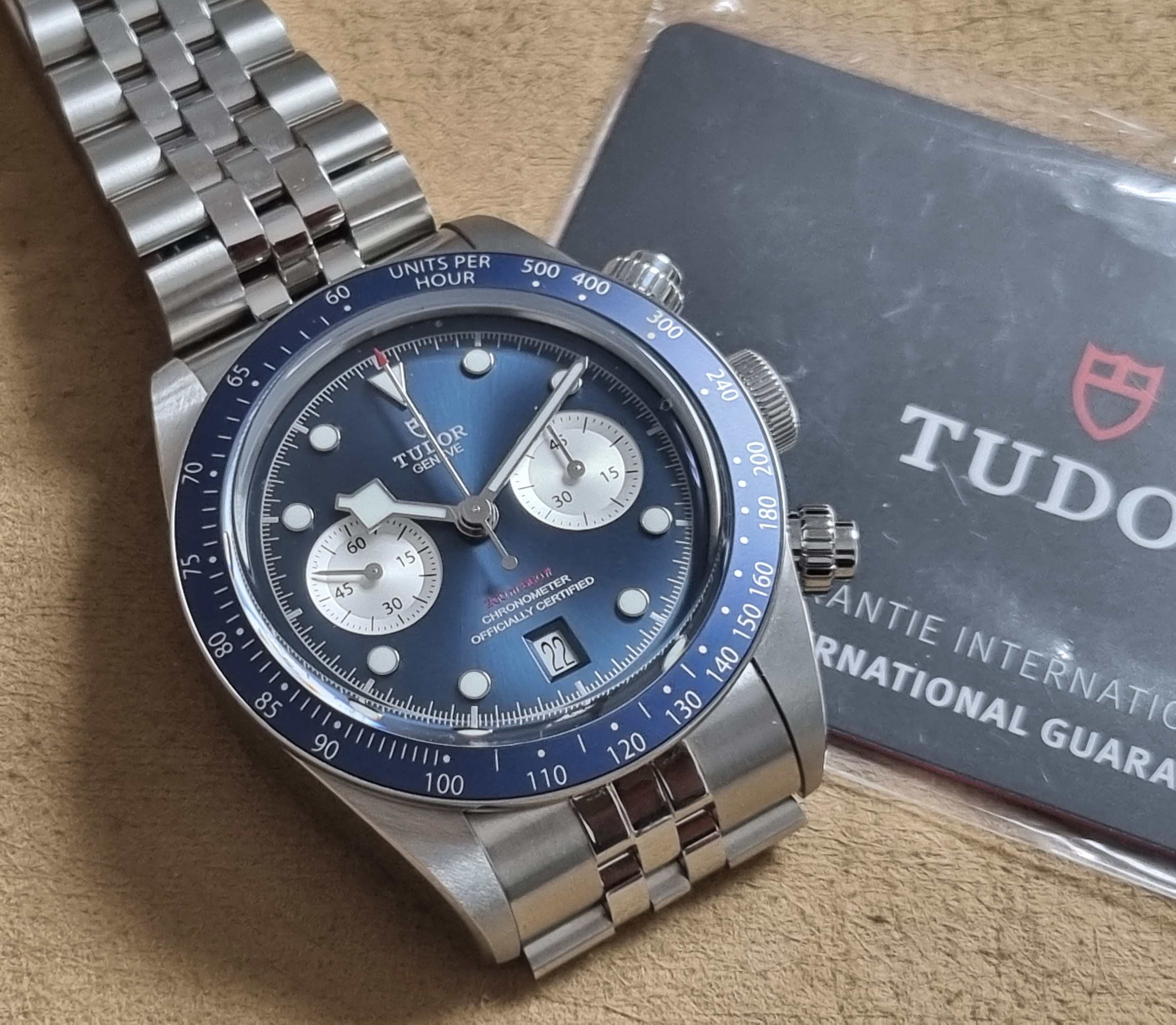 Tudor Heritage Chrono Blue Black Bay Blue Chrono - 79360B - Steel Mm 41 - Blue Dial - Like New - Full Set 03 - 2025 | San Giorgio a Cremano