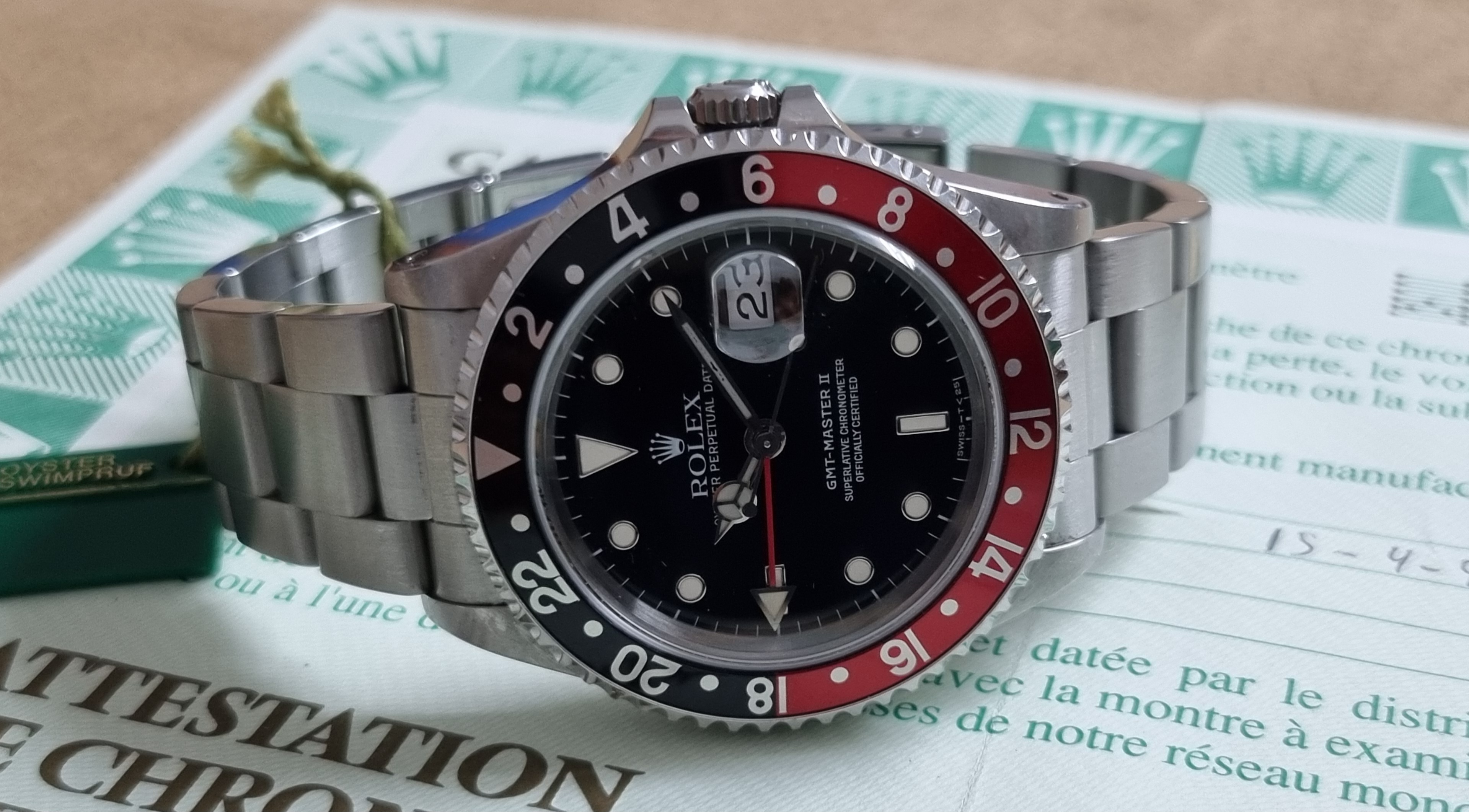 Rolex GMT-Master II GMT-Master II Ref. 16710 Coke Bezel W Series Warranty 1996 Very Good | San Giorgio a Cremano