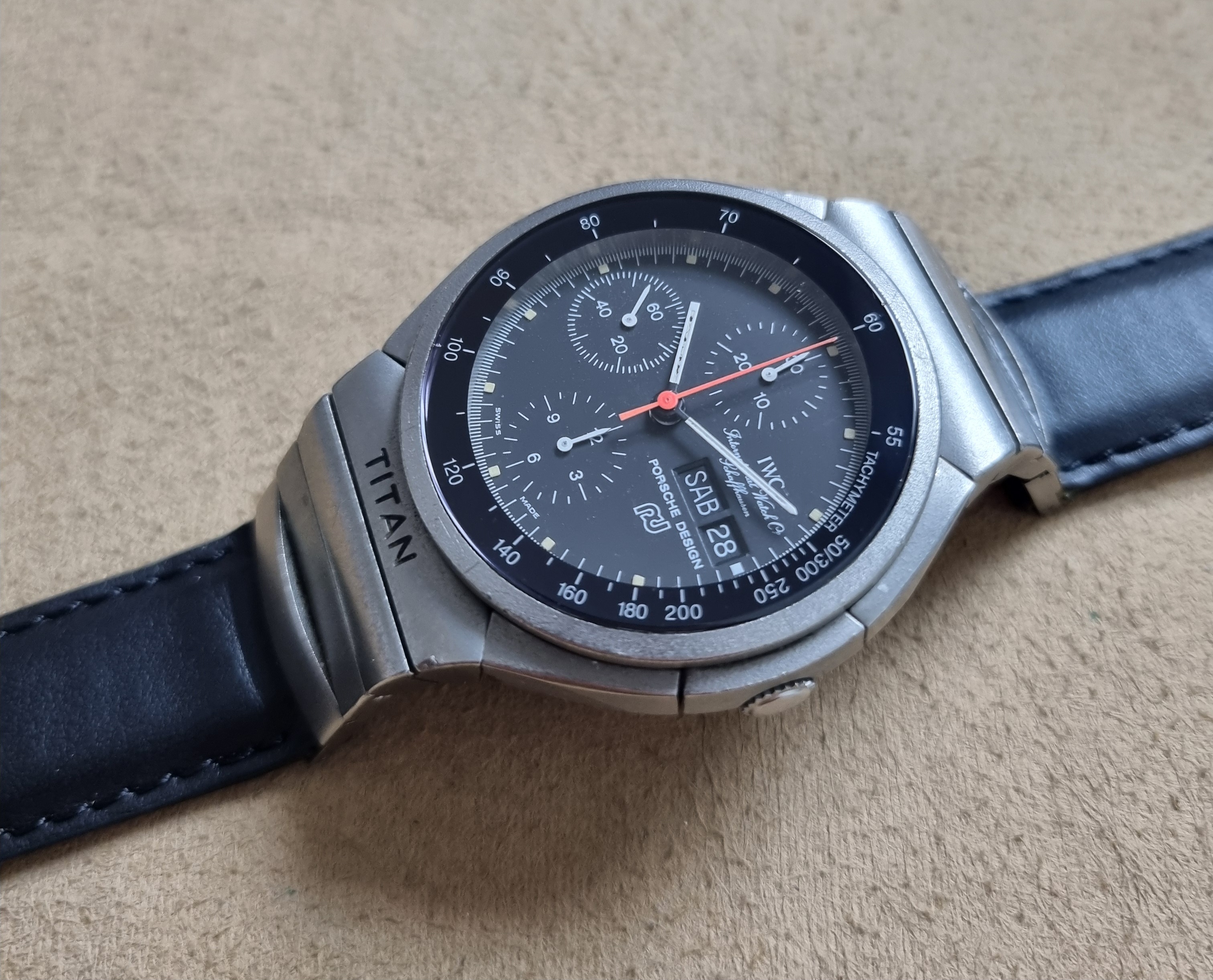 IWC Porsche Design Porsche Design Chronograph Ref. 3700 men's watch titanium 42