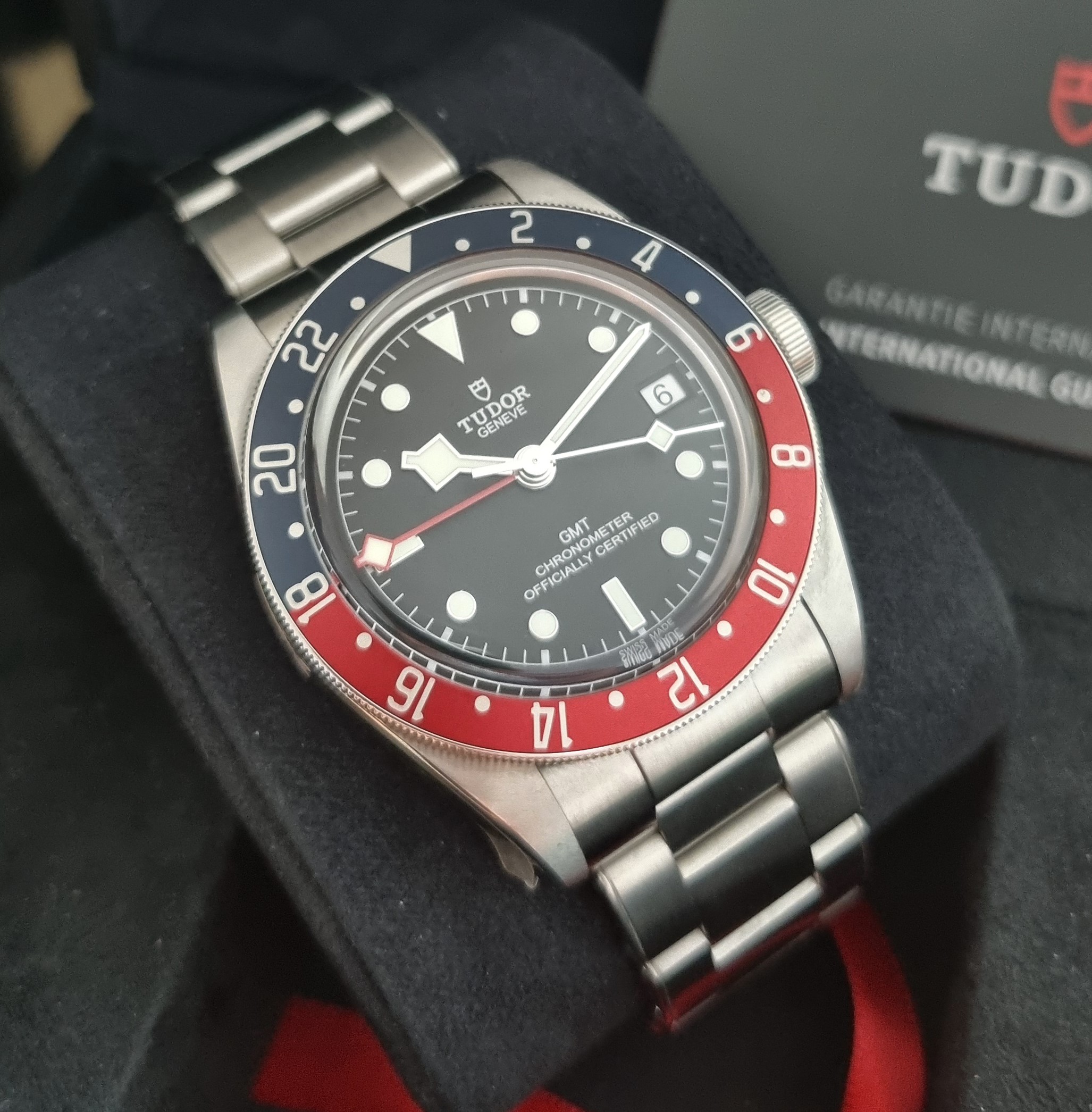 Tudor Heritage Black Bay Black Bay GMT 79830RB Black Dial Bracelet Stickers Box And Card 08-2021 | San Giorgio a Cremano