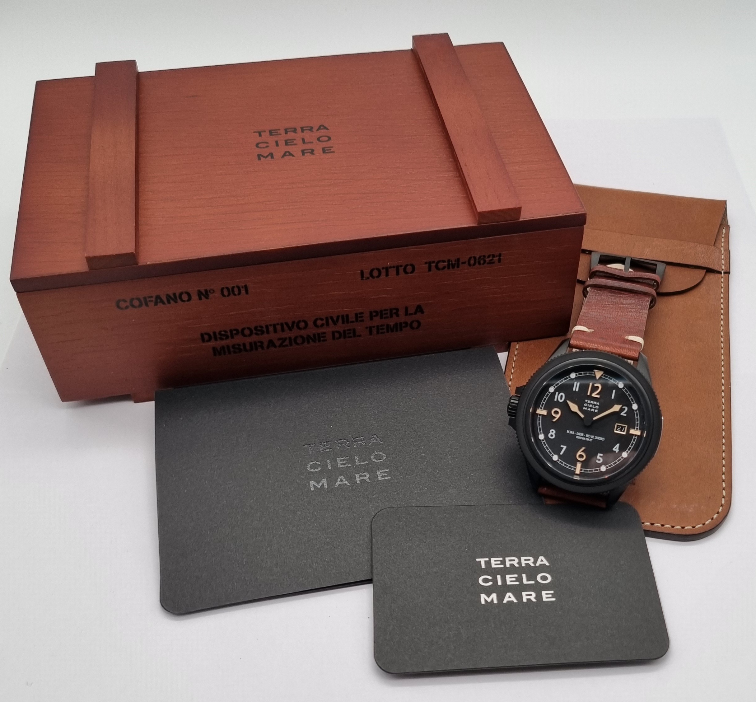 Terra Cielo Mare Roma Dakar Rio de Janeiro 205 Th Pvd Steel 44 Mm Automatic Swiss Newoldsock Full Set