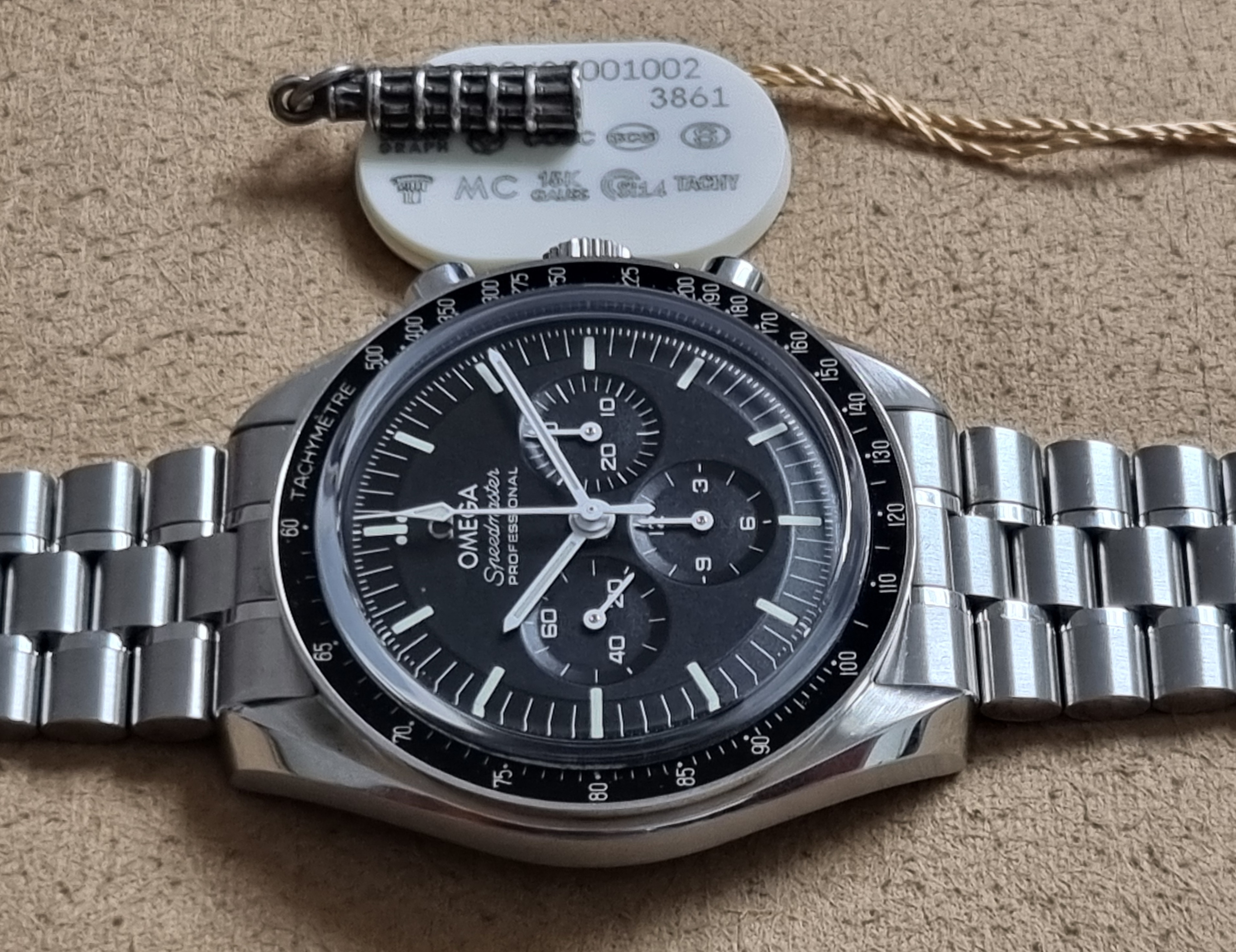 Omega Speedmaster Speedmaster Professional Moonwatch 31030425001002 Sapphire 3861 Like New Full Set 11-2022 | San Giorgio a Cremano
