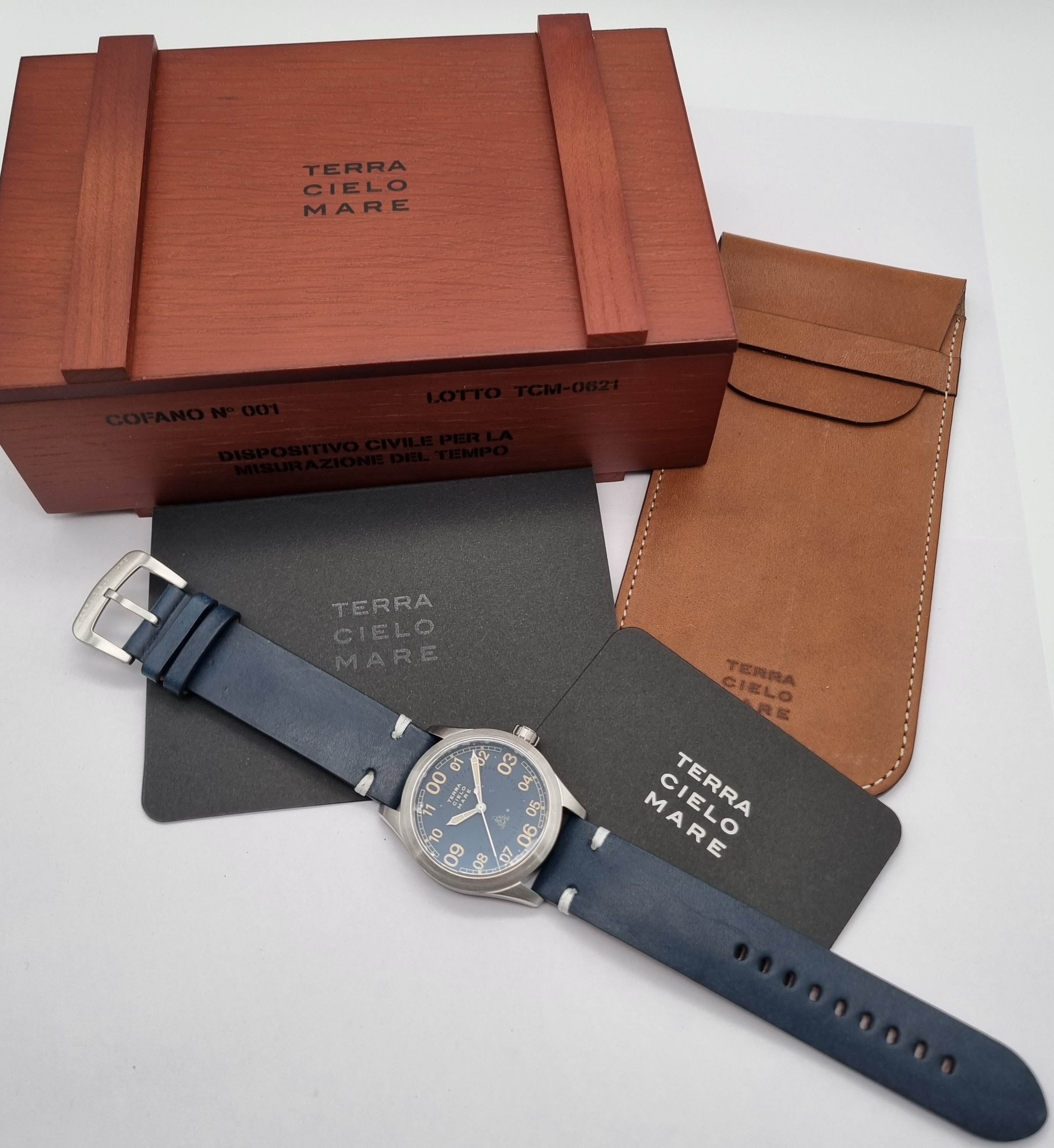 Terra Cielo Mare 38mm Sparviero Black Automatic Full Set new rare model | San Giorgio a Cremano
