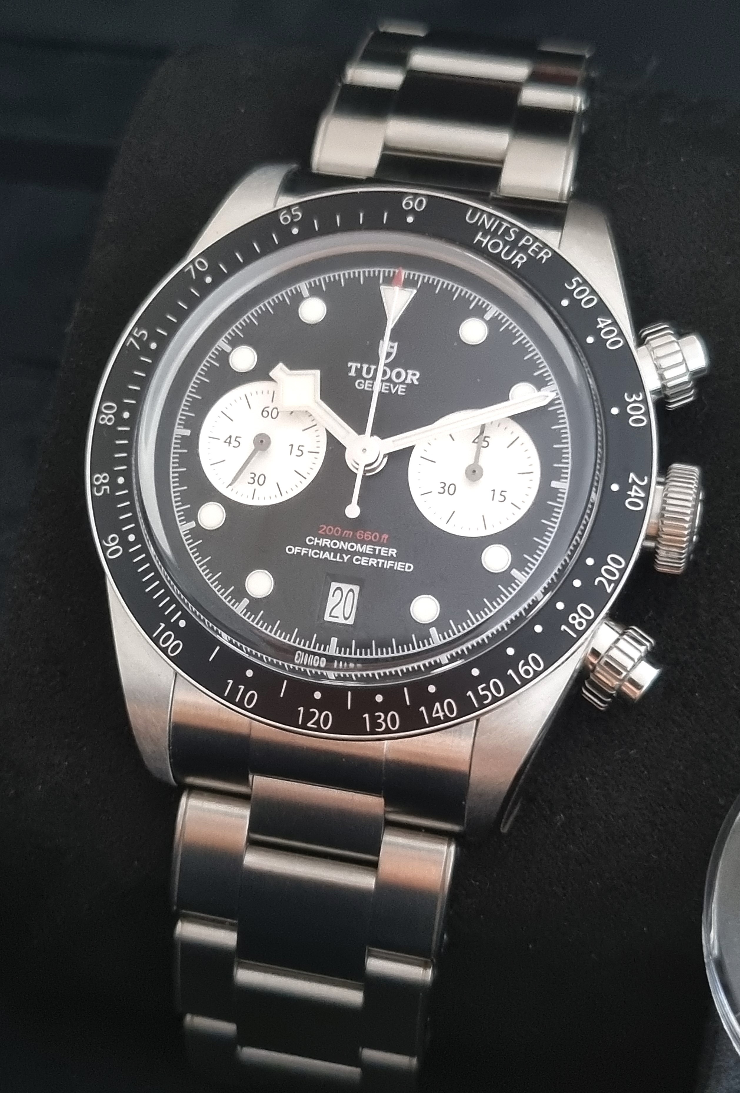 Tudor Heritage Black Bay Black Bay Chrono 79360N Black Dial "Inversed Panda" New Box And Card 12 - 2024 | San Giorgio a Cremano