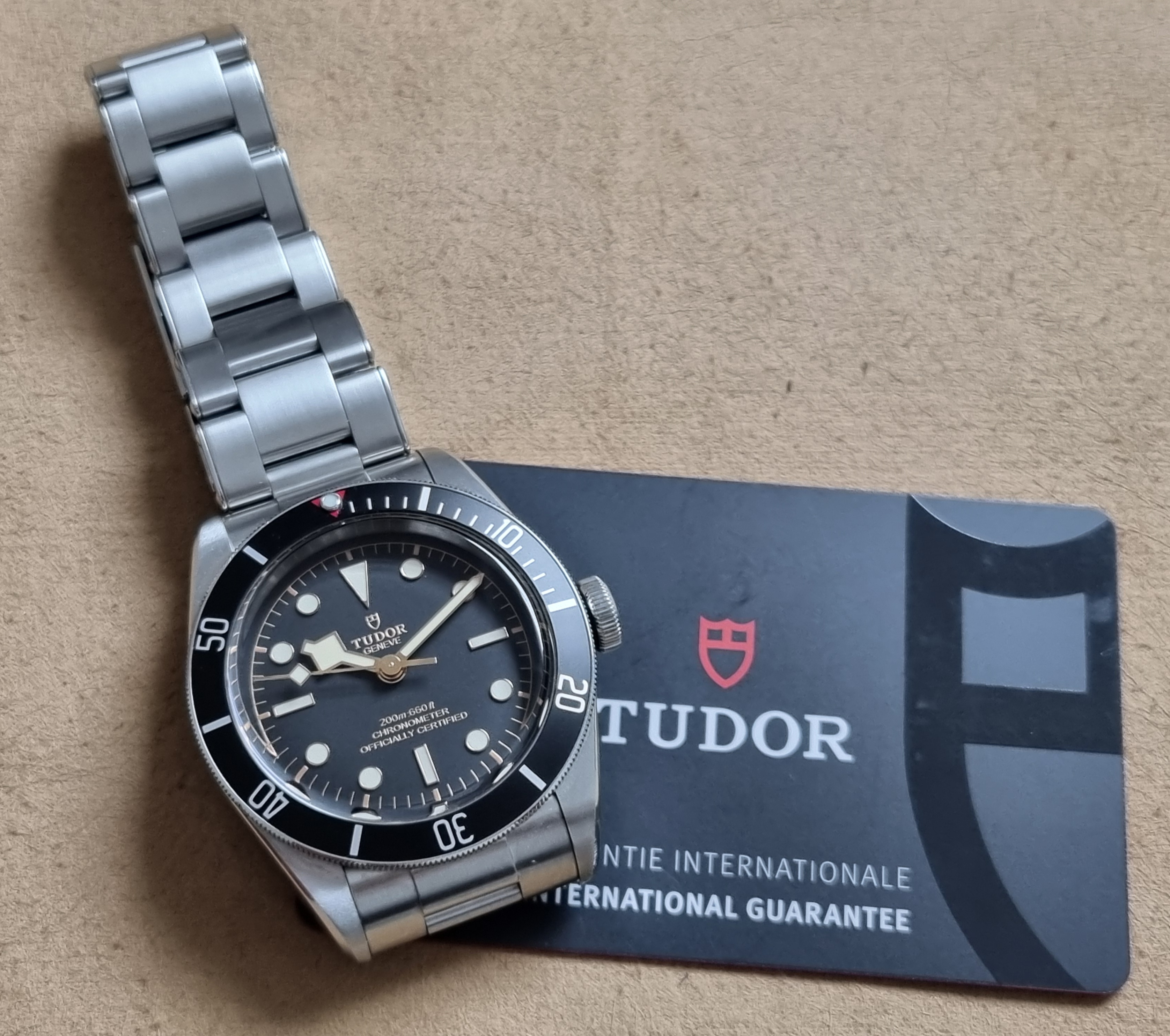 Tudor Heritage Black Bay Black Bay Steel 41 Mm 79230N Black Dial Black Bezel Automatic As New Box And Card 12-2023 | San Giorgio a Cremano