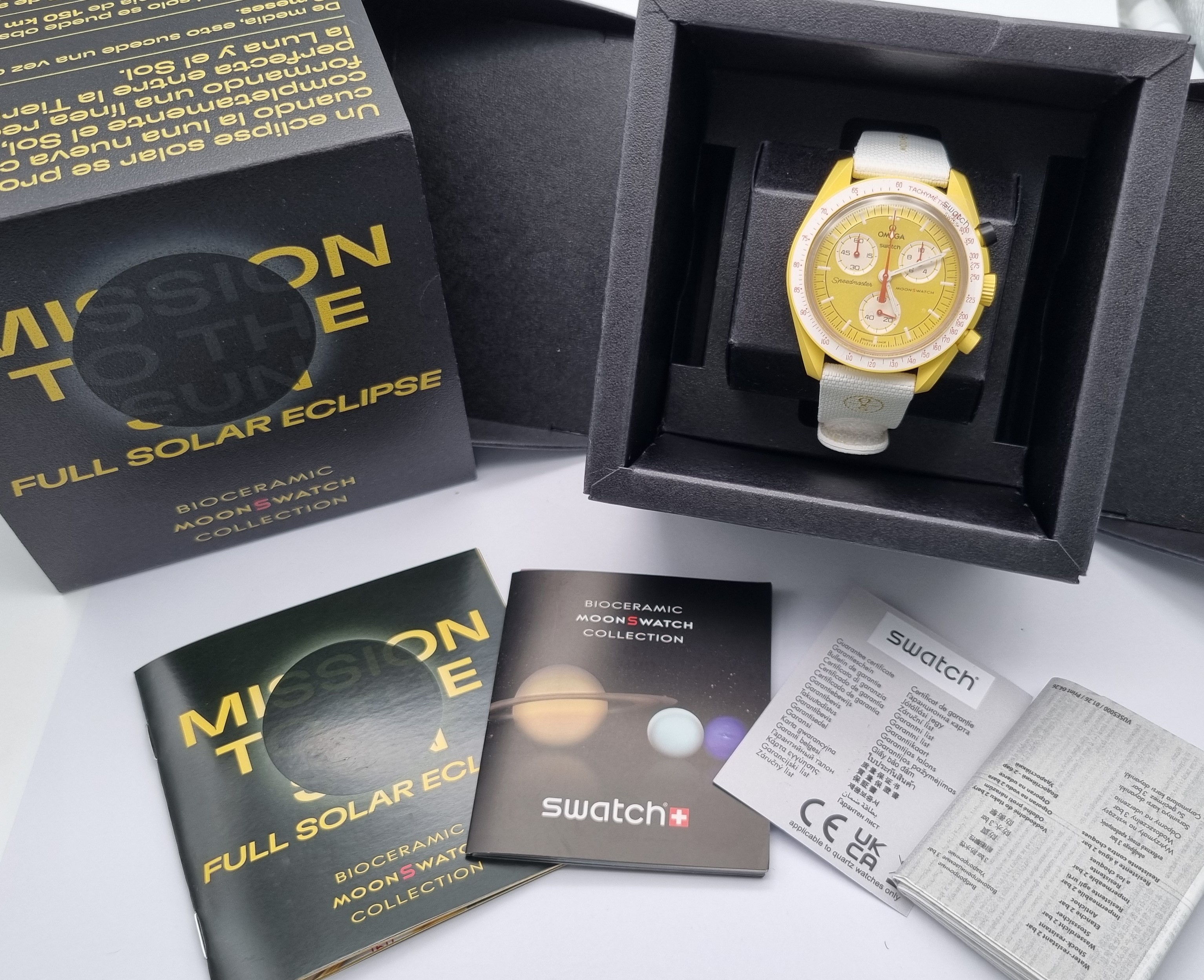Swatch Moonswatch Mission To The Sun Full Solar Eclipse New Full Set Ibiza 12-08-2026 | San Giorgio a Cremano