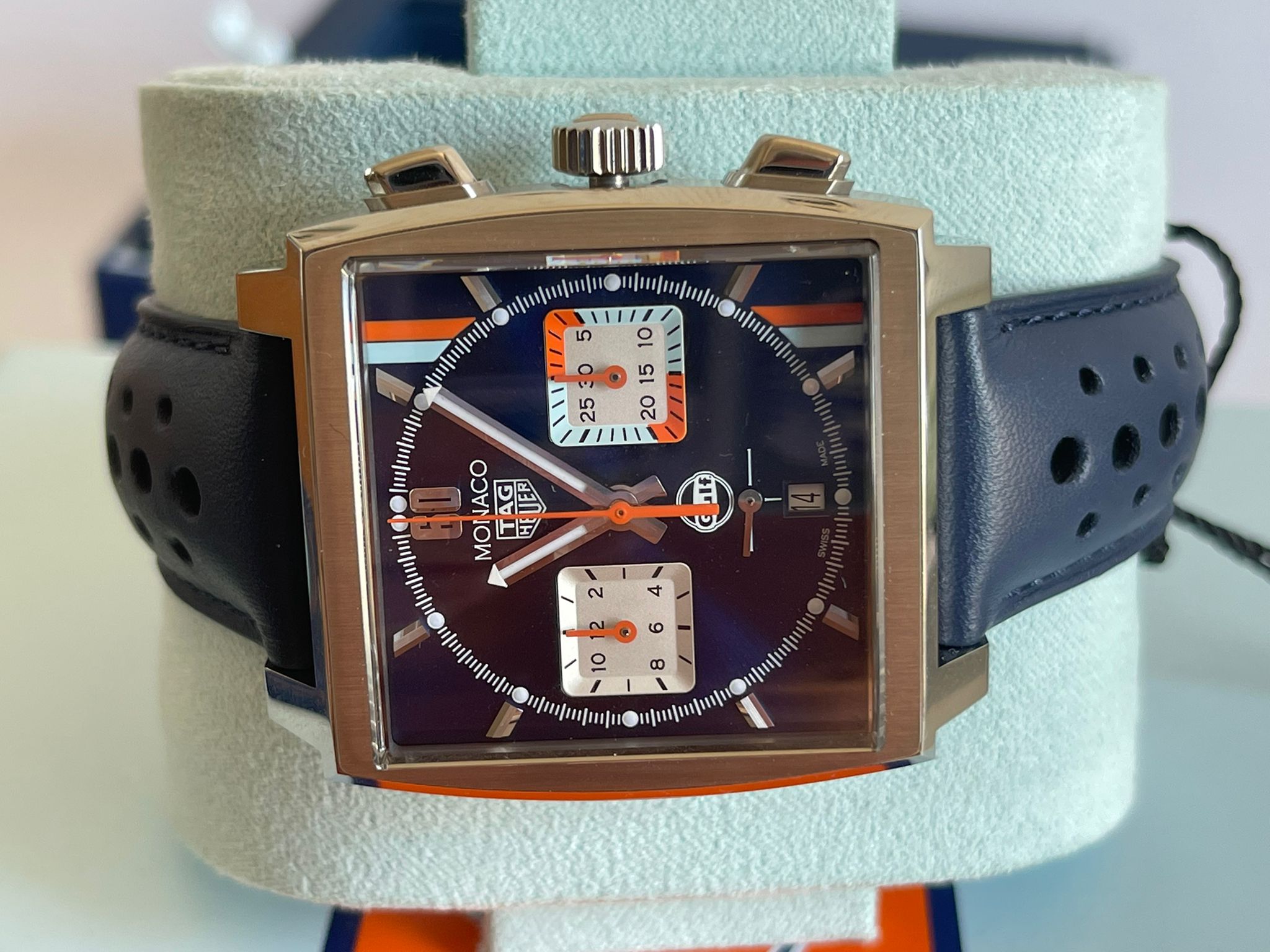 TAG Heuer Monaco Heuer Monaco x Gulf Special Edition CBL2115.FC6494 ...